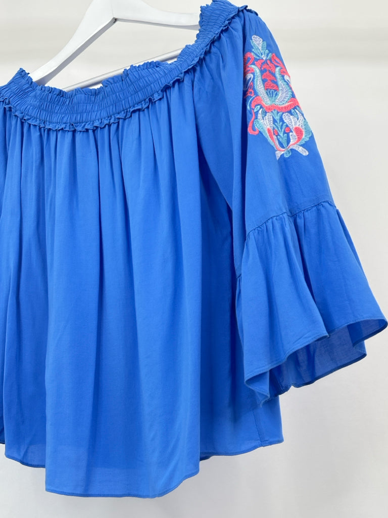 LILLY PULITZER Size M Blue Moira Top