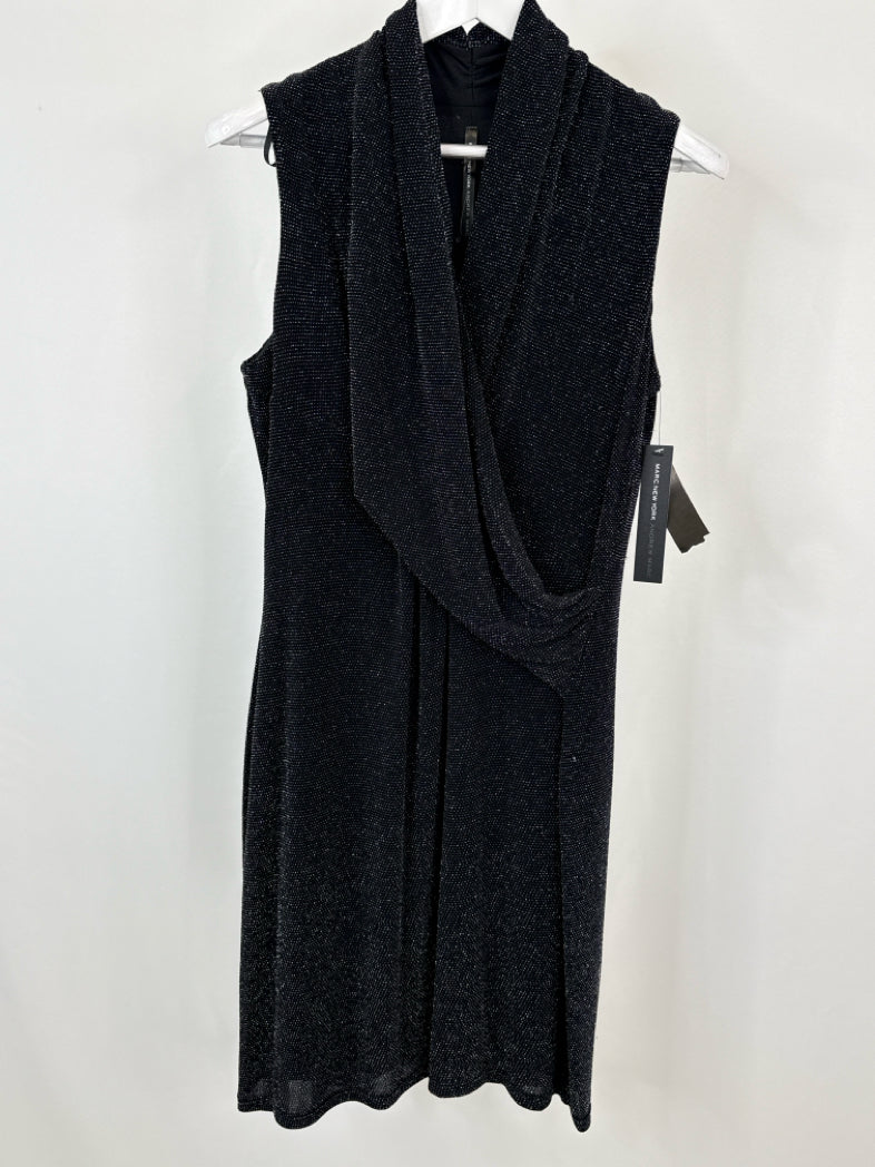 MARC NEW YORK Size S Black and Silver Women Dress