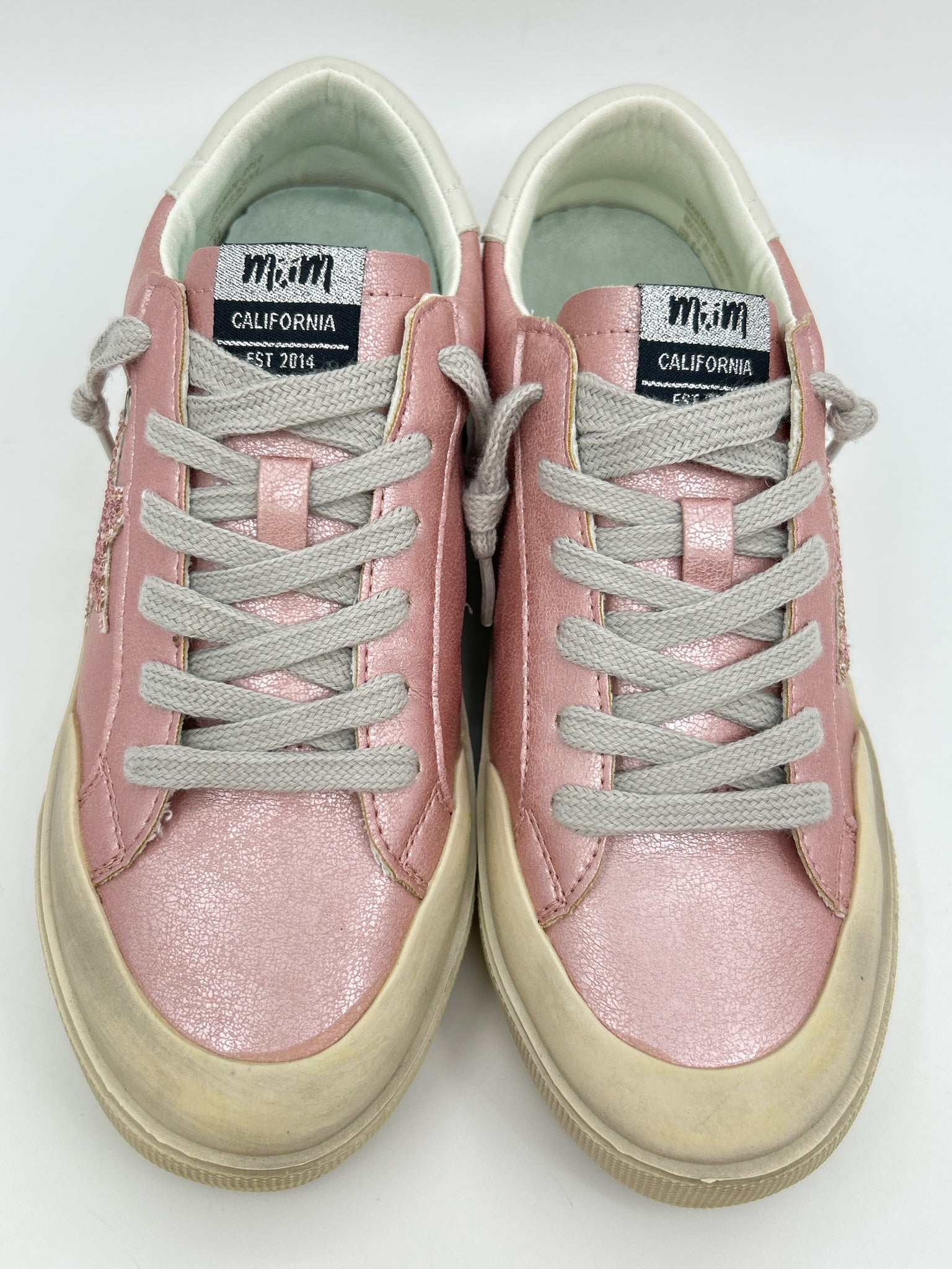 MI.IM Size 6.5 Pink Metallic Women Sneakers