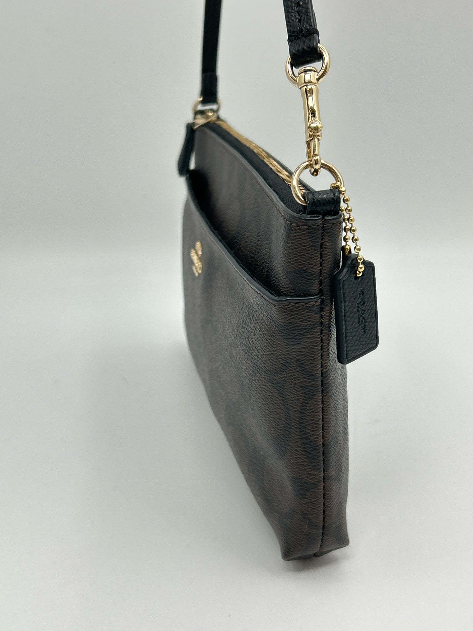 COACH BROWN MONOGRAM Women Wristlet