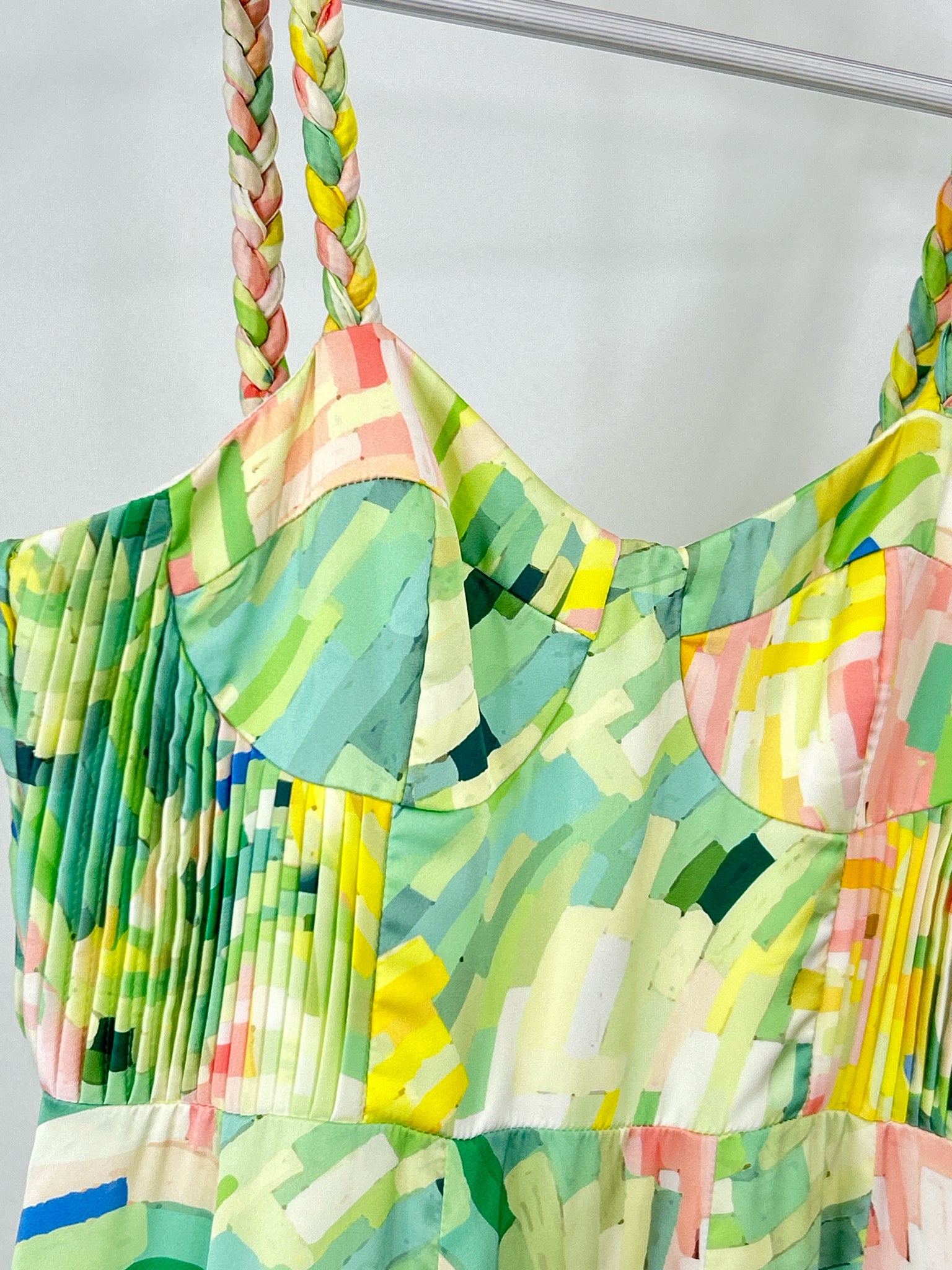 HUTCH Size S Green Print Women Dress