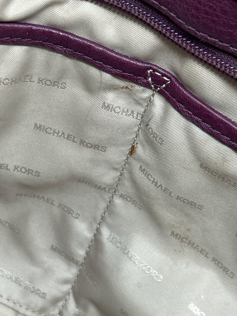 MICHAEL MICHAEL KORS Burgundy Purse  Tote