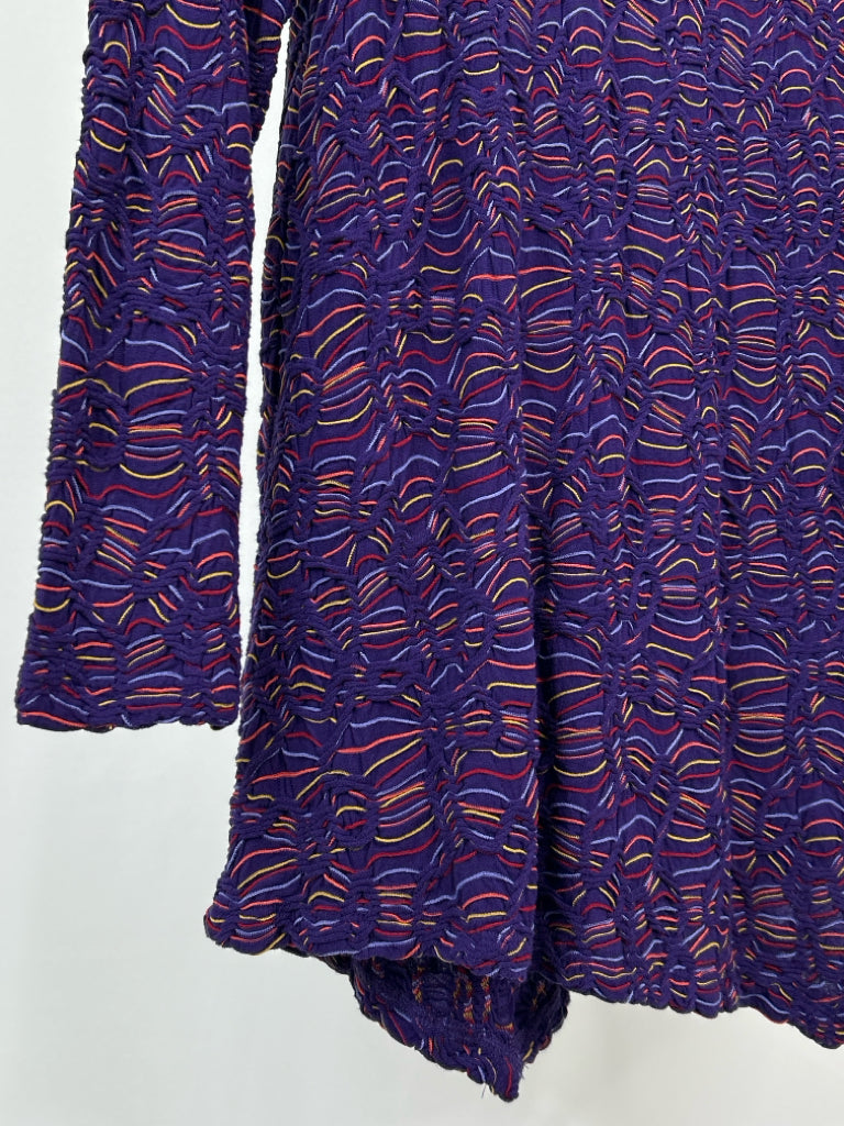 HABITAT Women Size S Plum Print Tunic