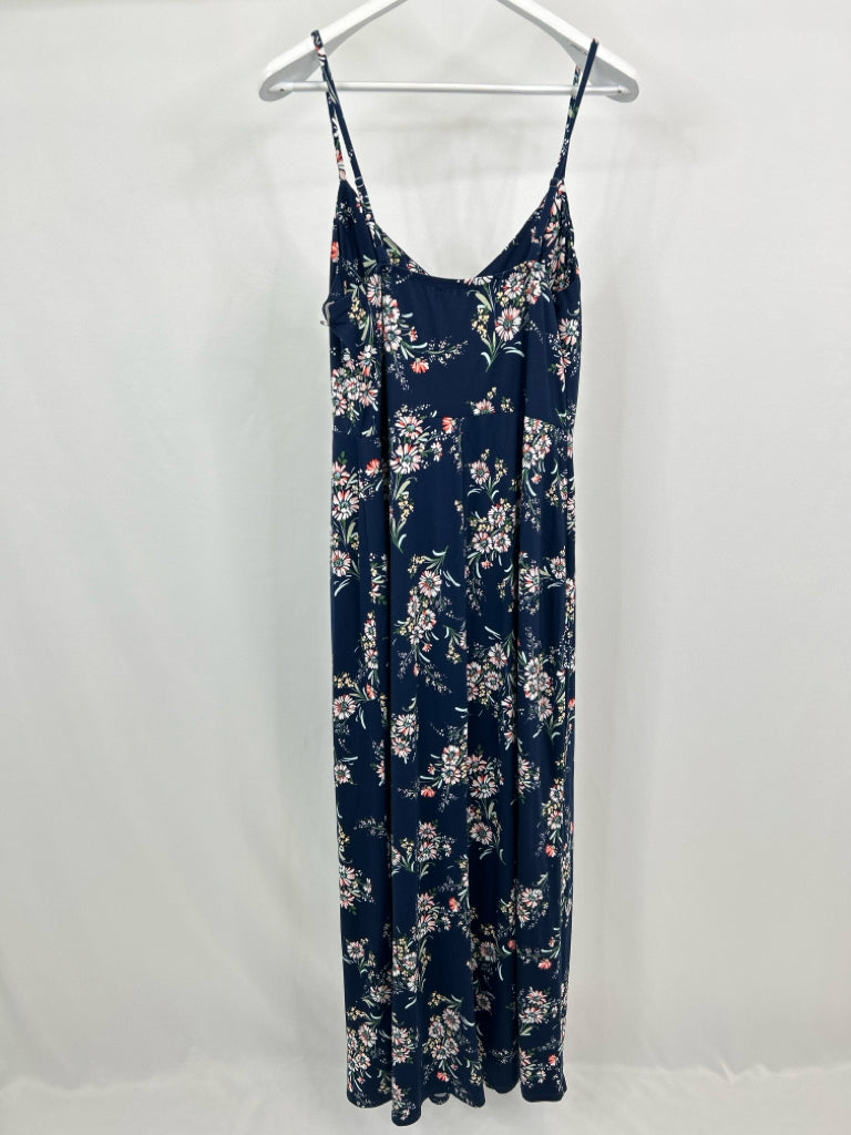 NINE BRITTON Women Size L Navt Floral Dress NWT