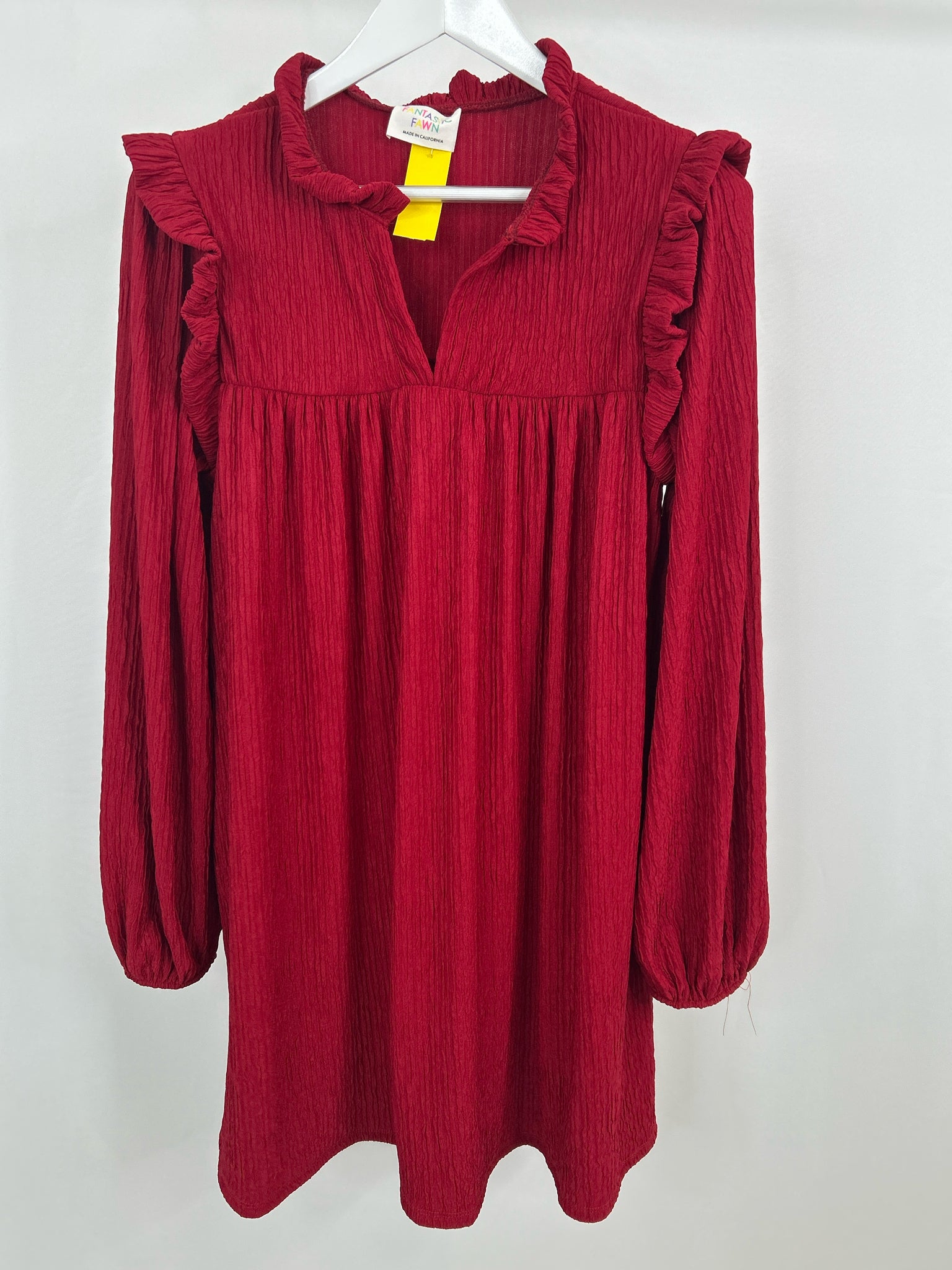 FANTASTIC FAWN Size M Red Women Dress