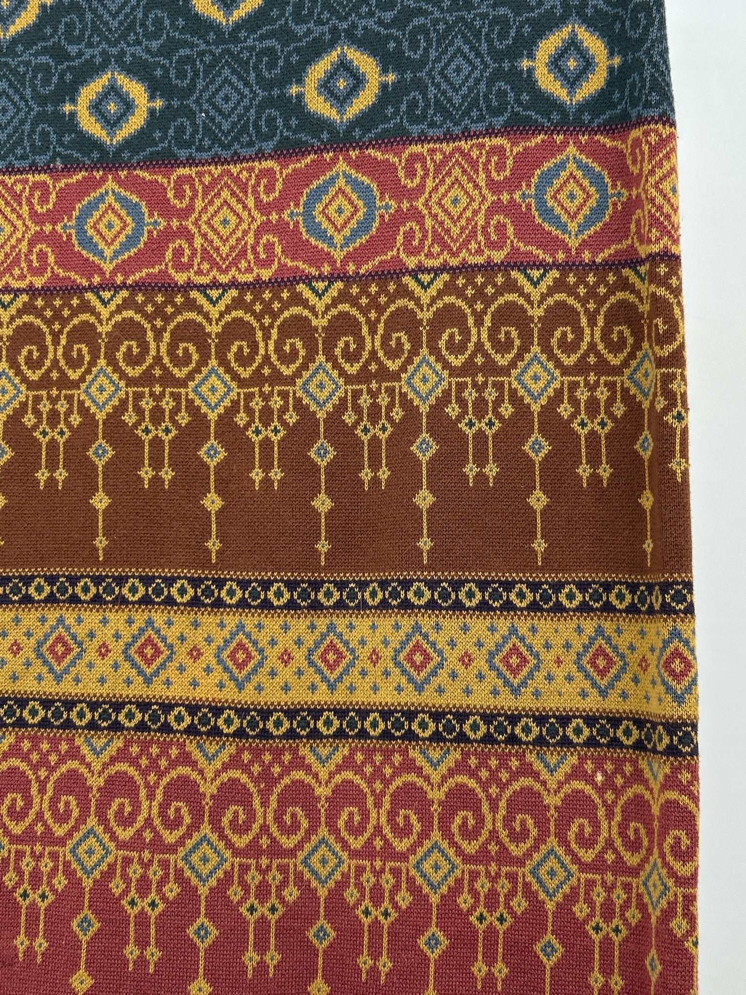 PERUVIAN COLLECTION Size L Multi-Color Women Skirt