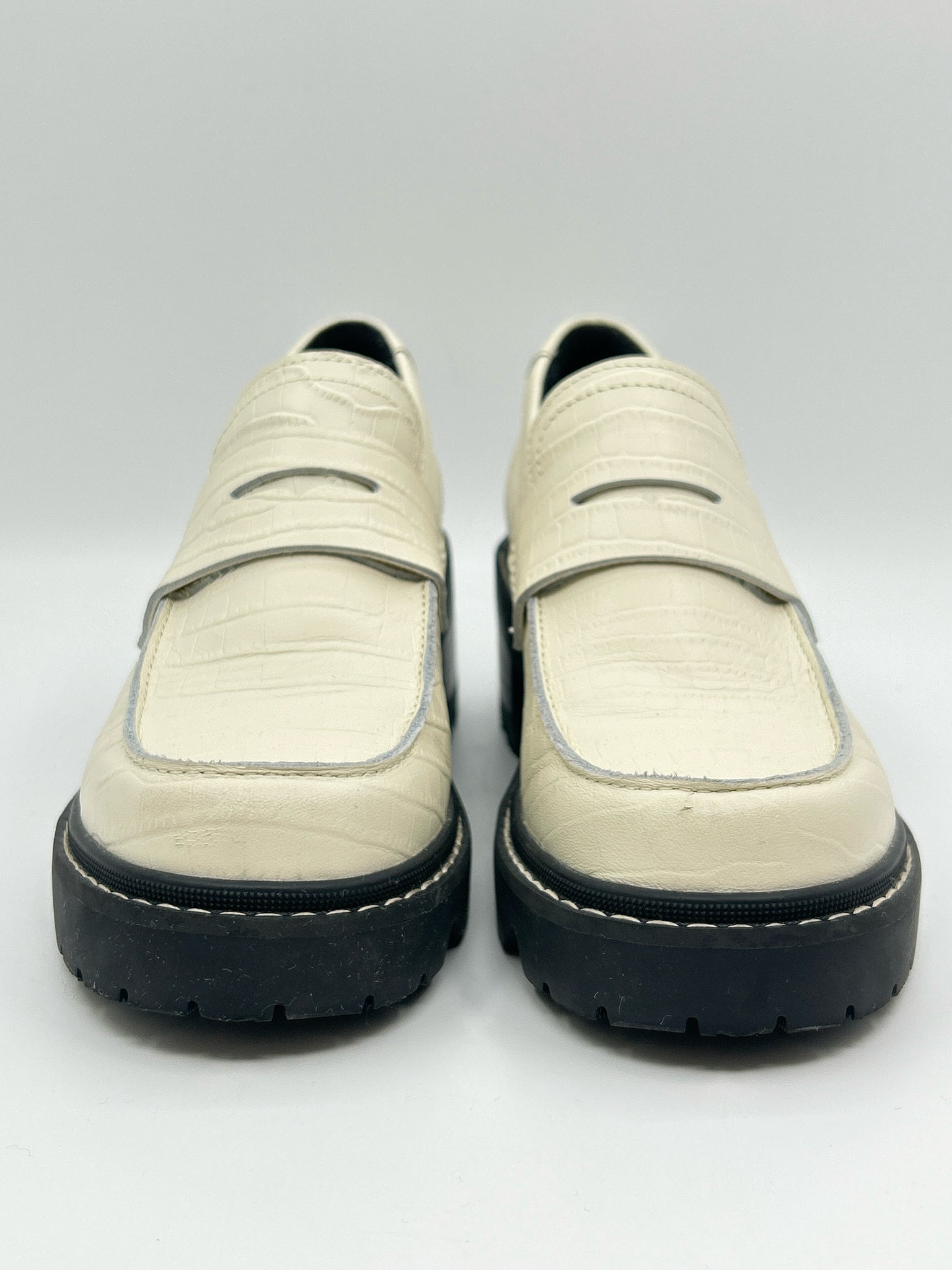 SOREL Size 7.5 Chalk Women Loafer