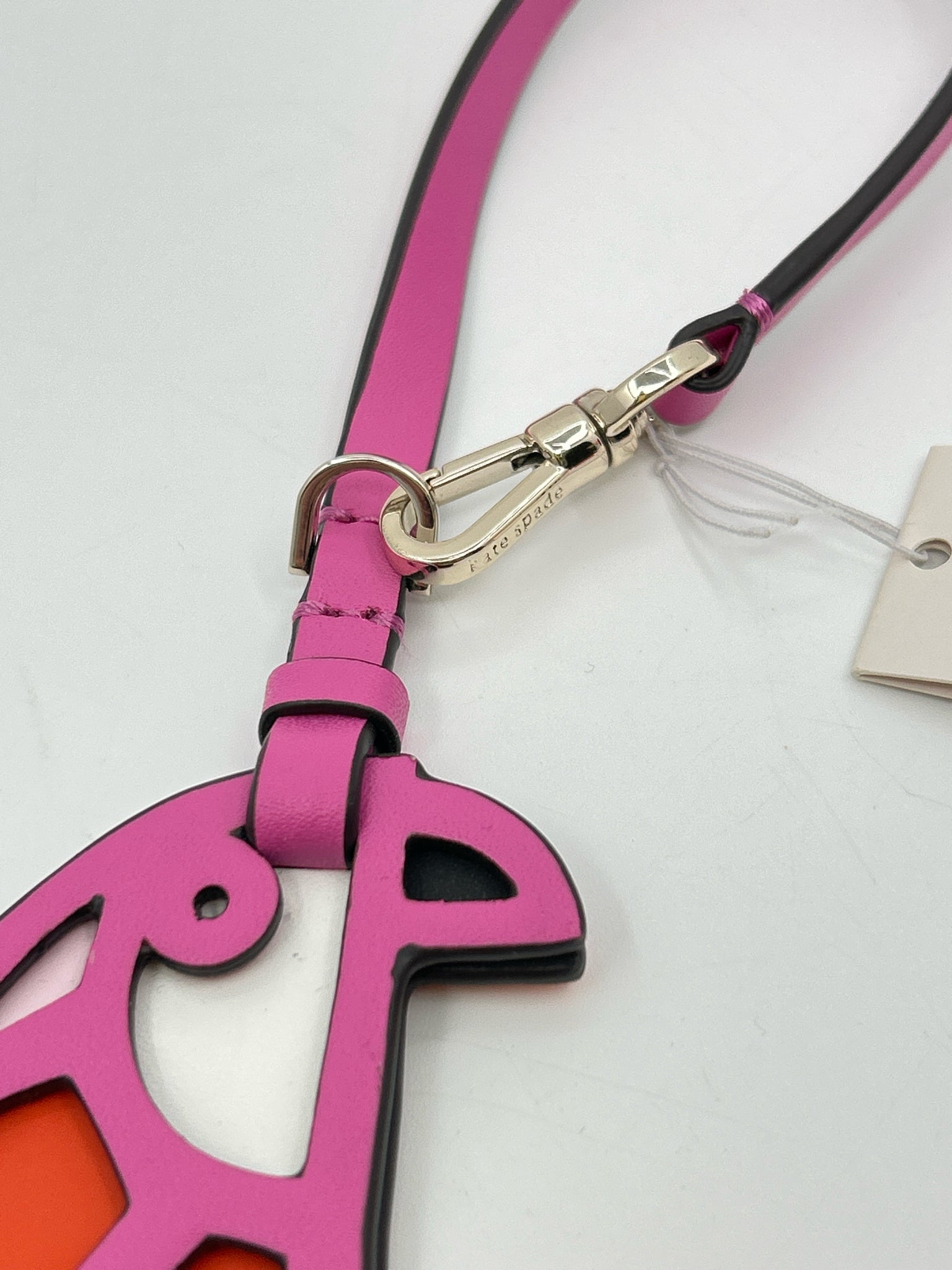 KATE SPADE Pink and Orange Key Chain