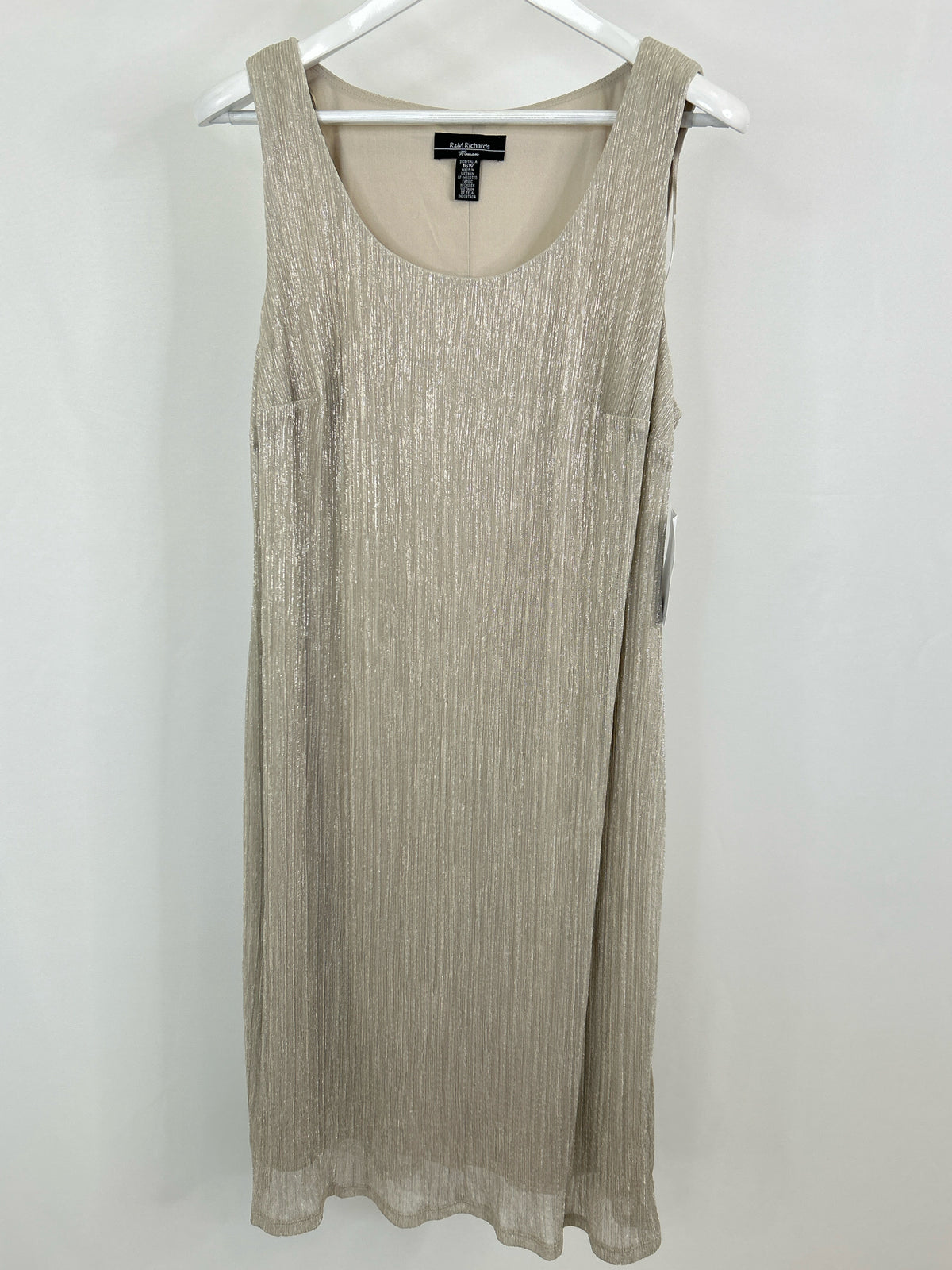 R & M RICHARDS Size 16W Champagne Women 2-Piece w/dress