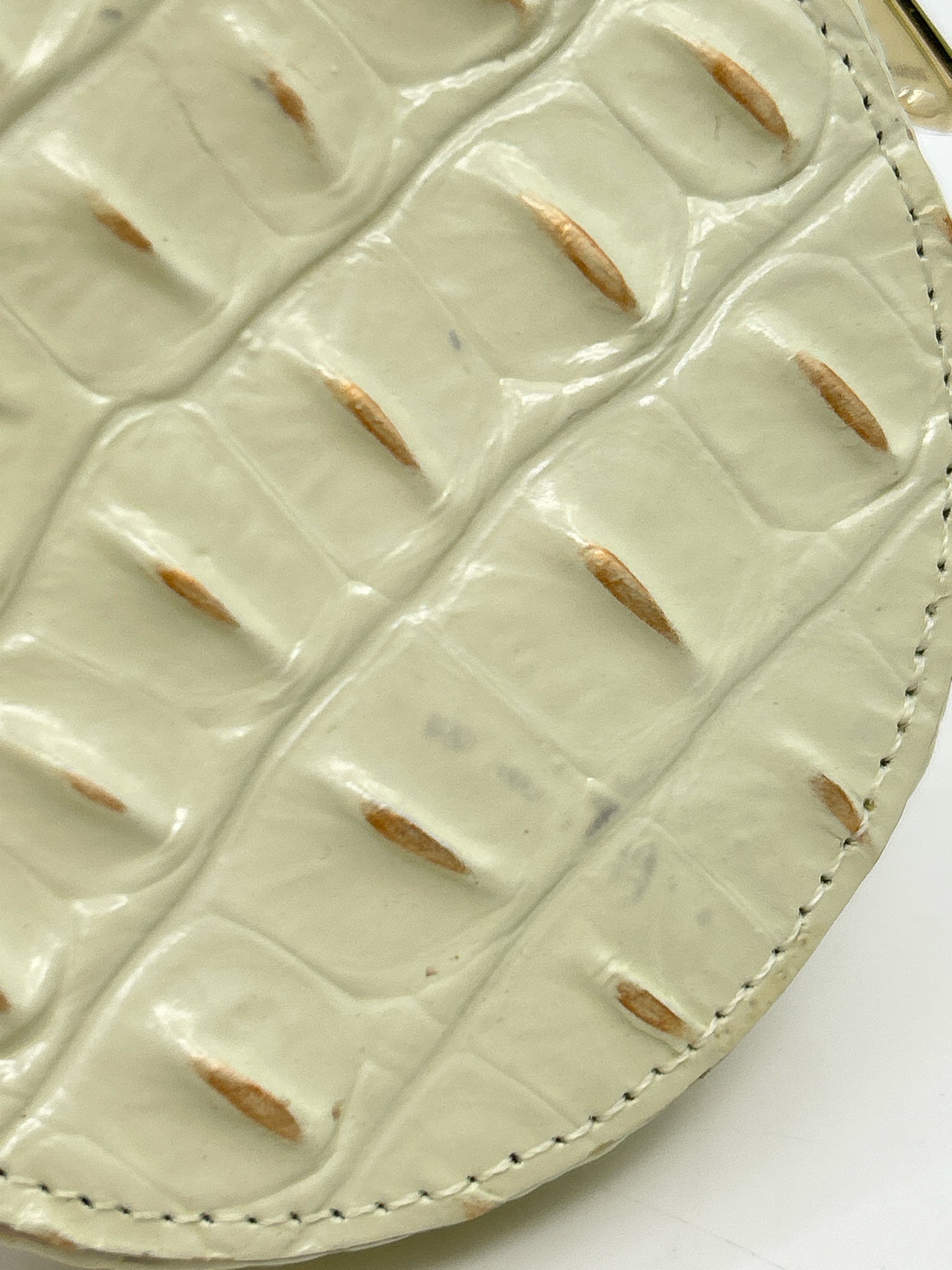 BRAHMIN Cream Coin Purse