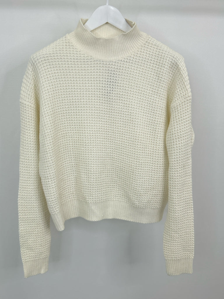 FRANK AND OAK Women Size L Ivory Sweater NWT