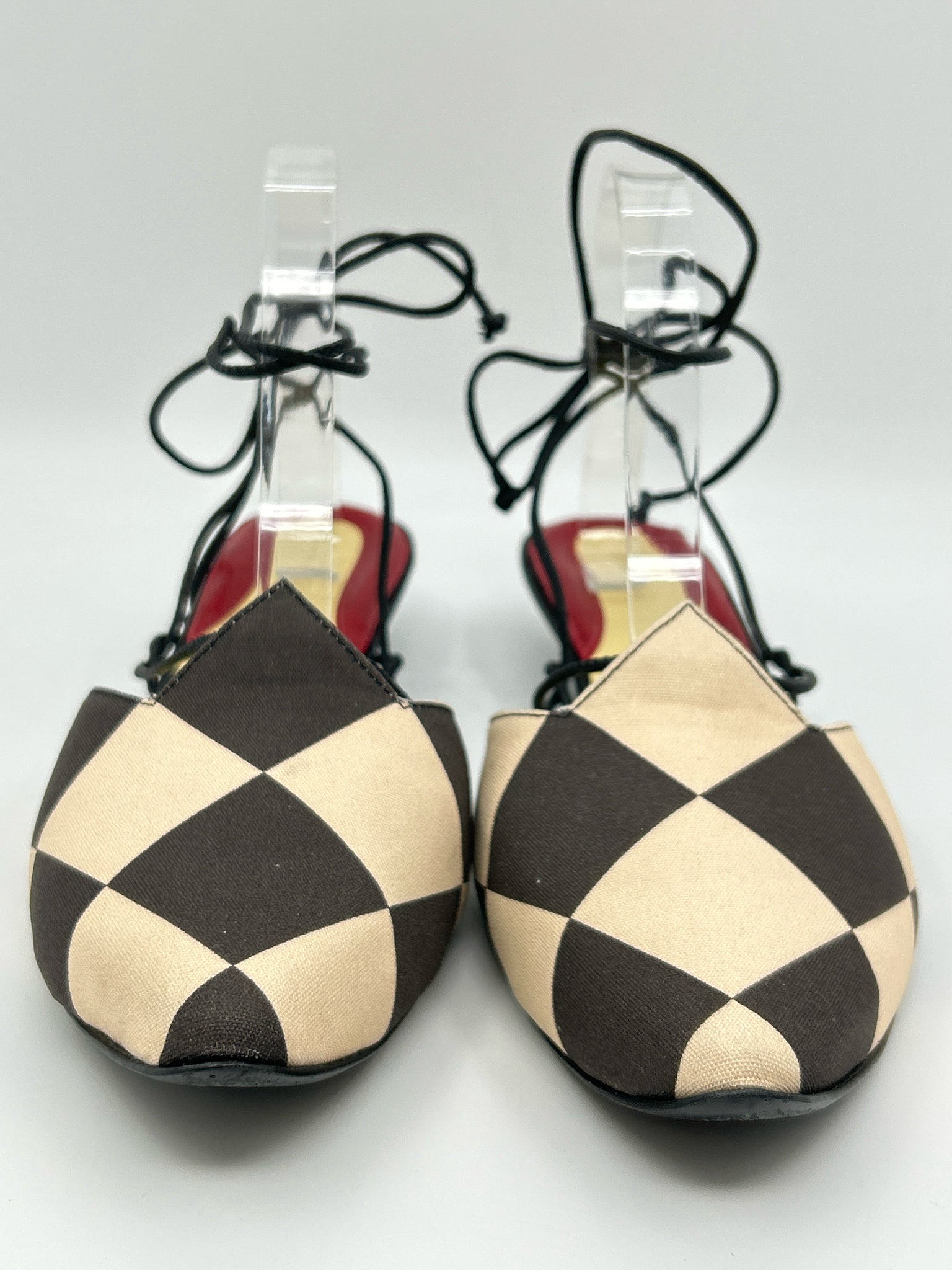 TORY BURCH Size 11 BROWN AND BEIGE Women Flats