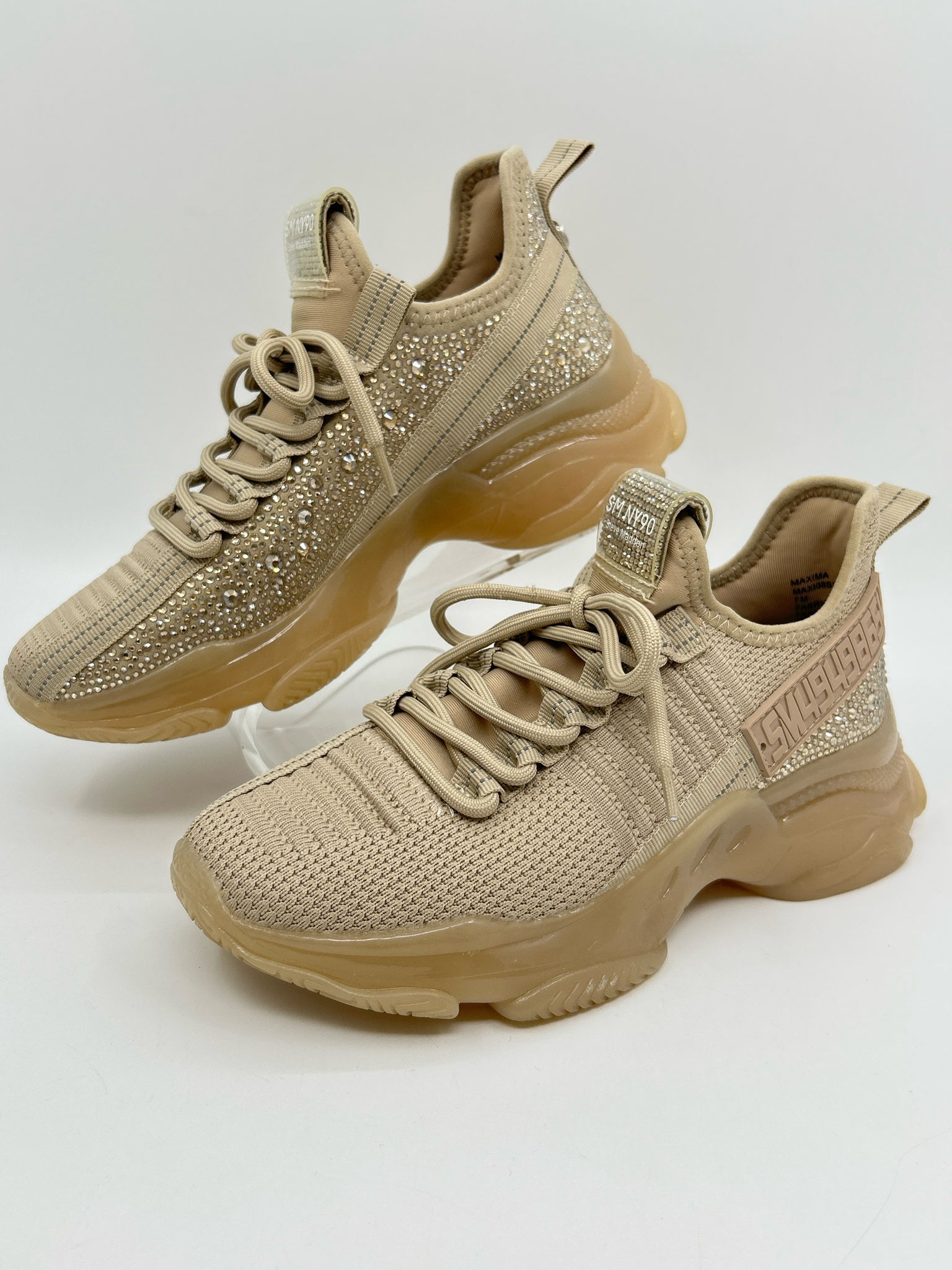 STEVE MADDEN Size 7M Beige Women Sneakers