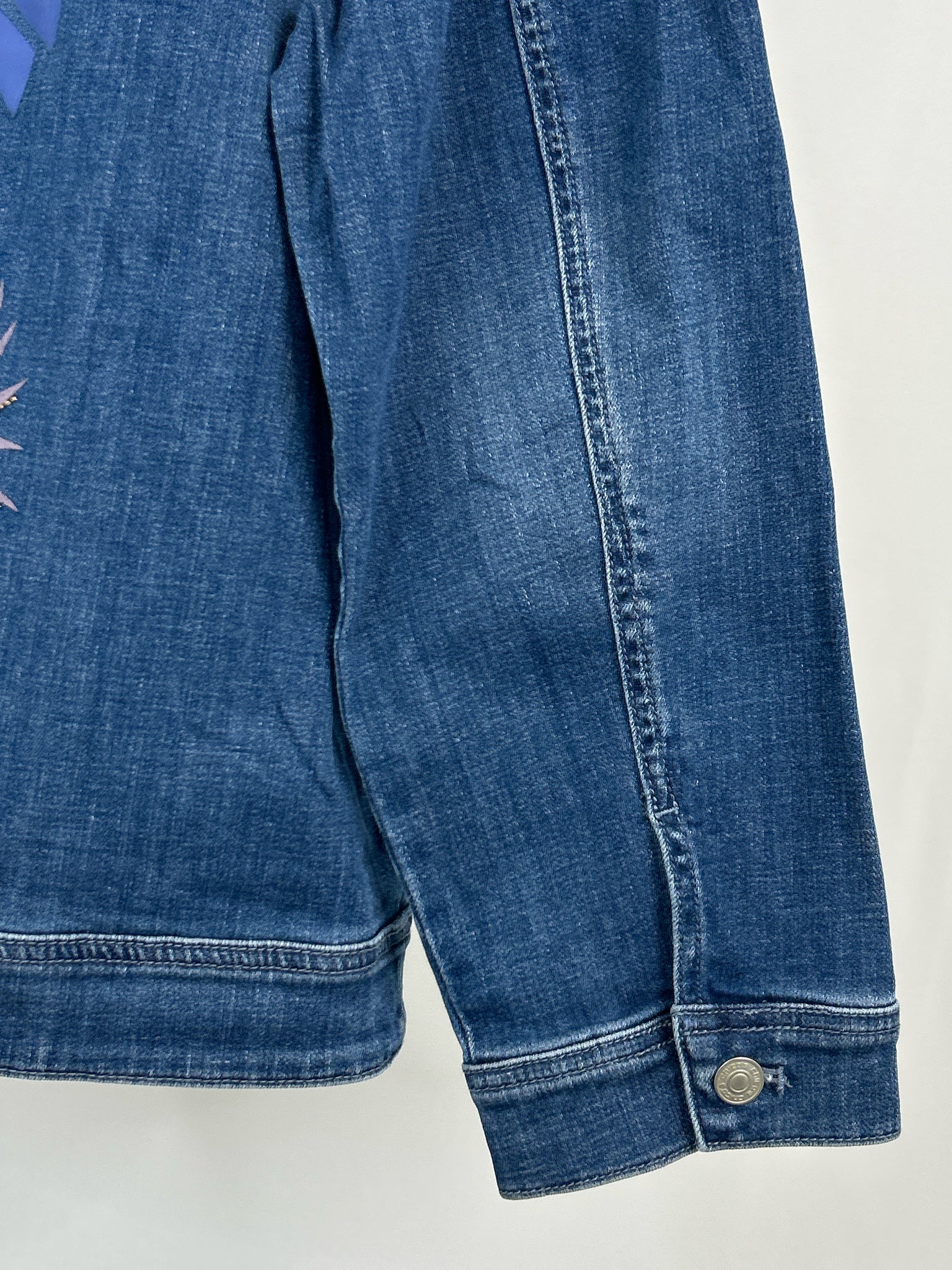 CHICO'S Size XXL BLUE DENIM Women Jacket