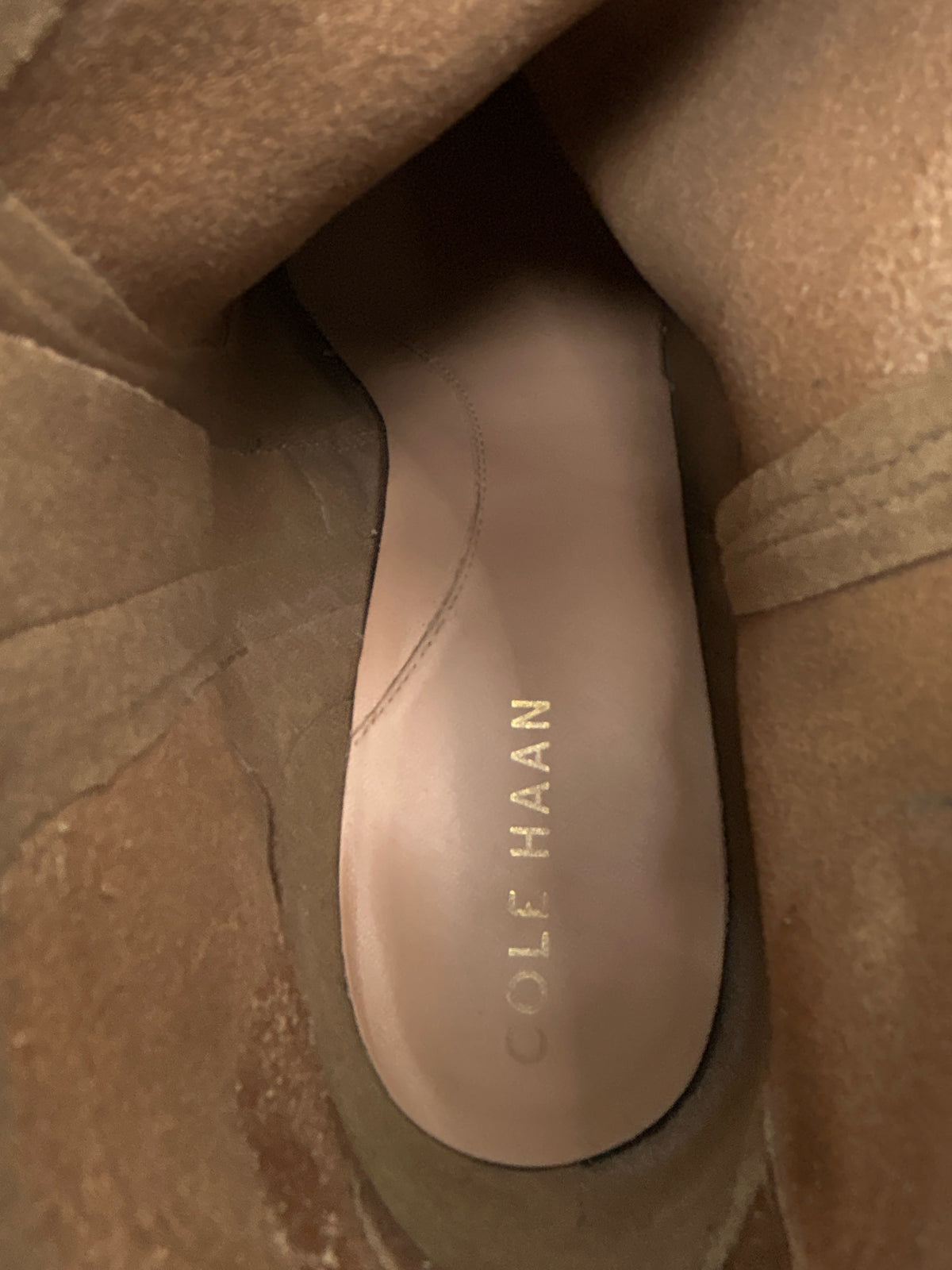 Size 8.5B Beige Women Booties