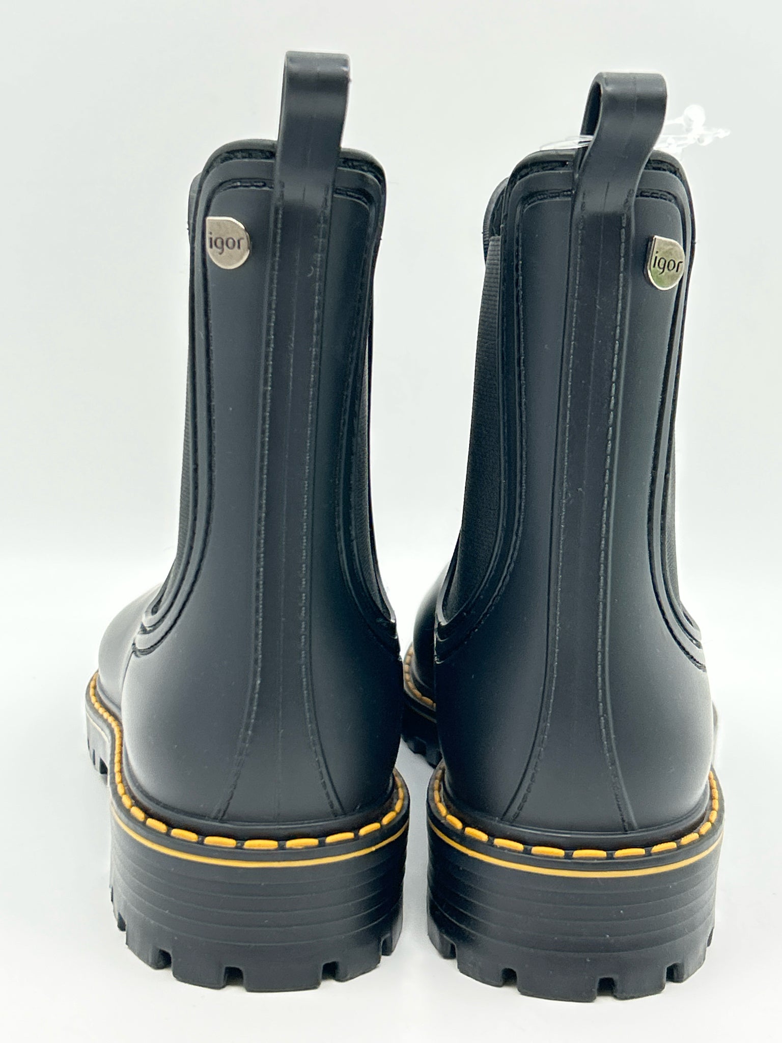 IGOR Size 40/10 Black Women Rainboots