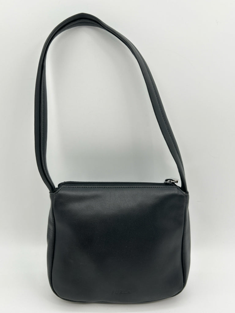 FURLA Black Leather Purse