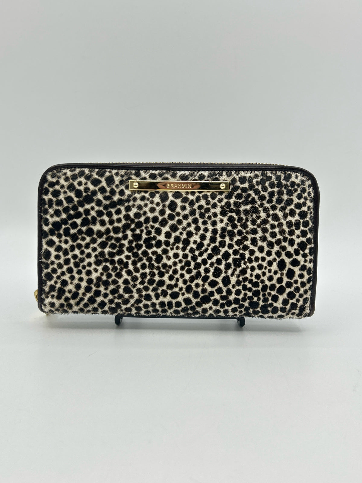 BRAHMIN Brown and White Women Wallet