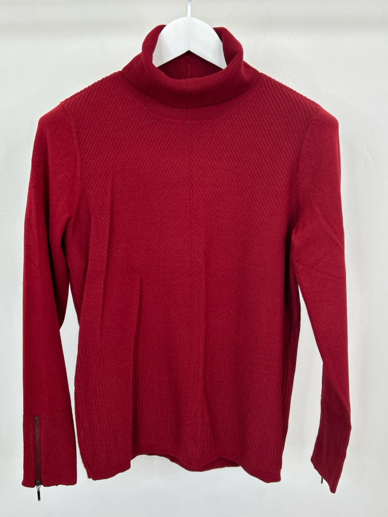 White House Black Market Women Size L BRICK RED Sweater