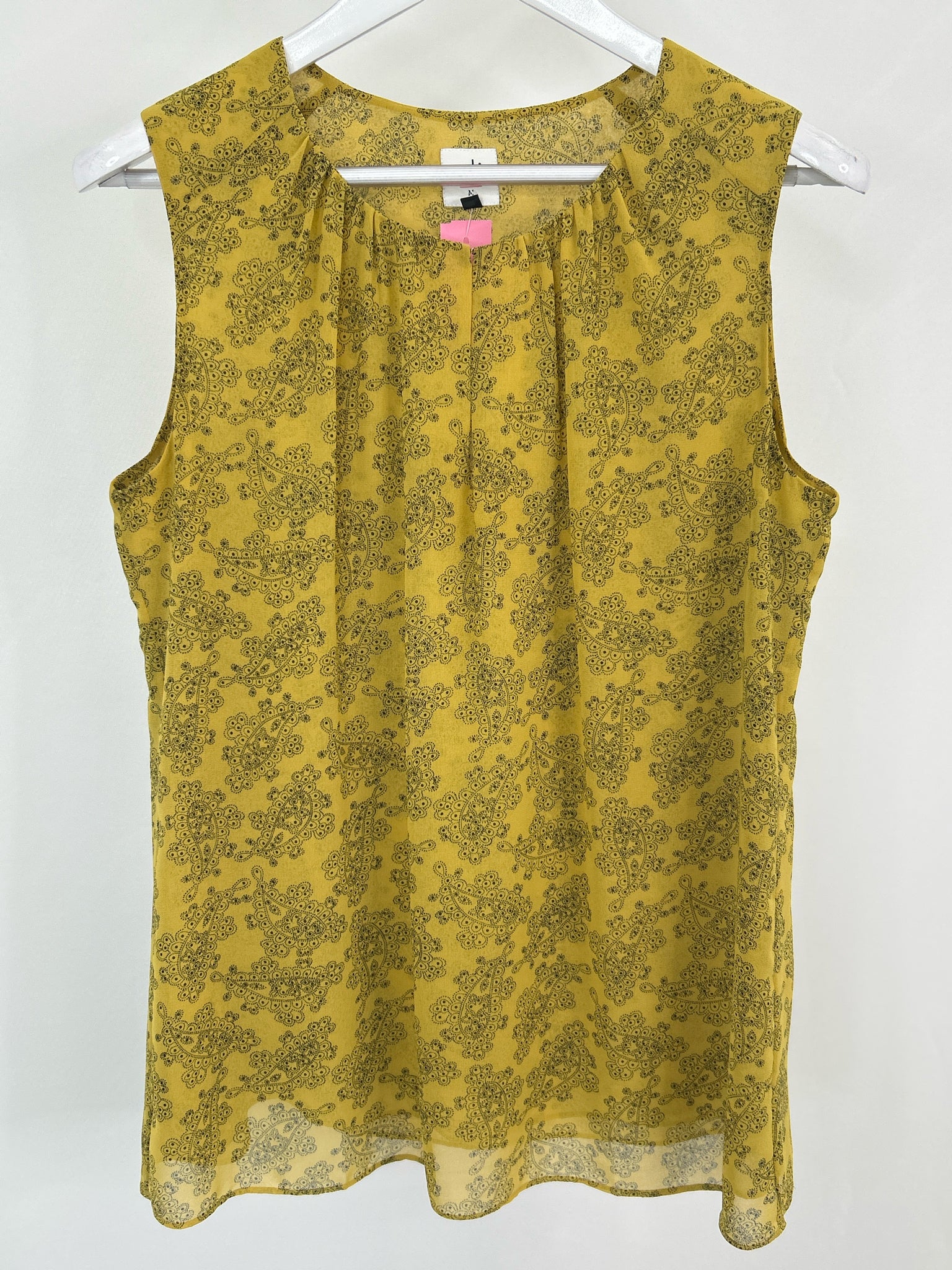 CABI Size M YELLOW AND BLACK Women Top