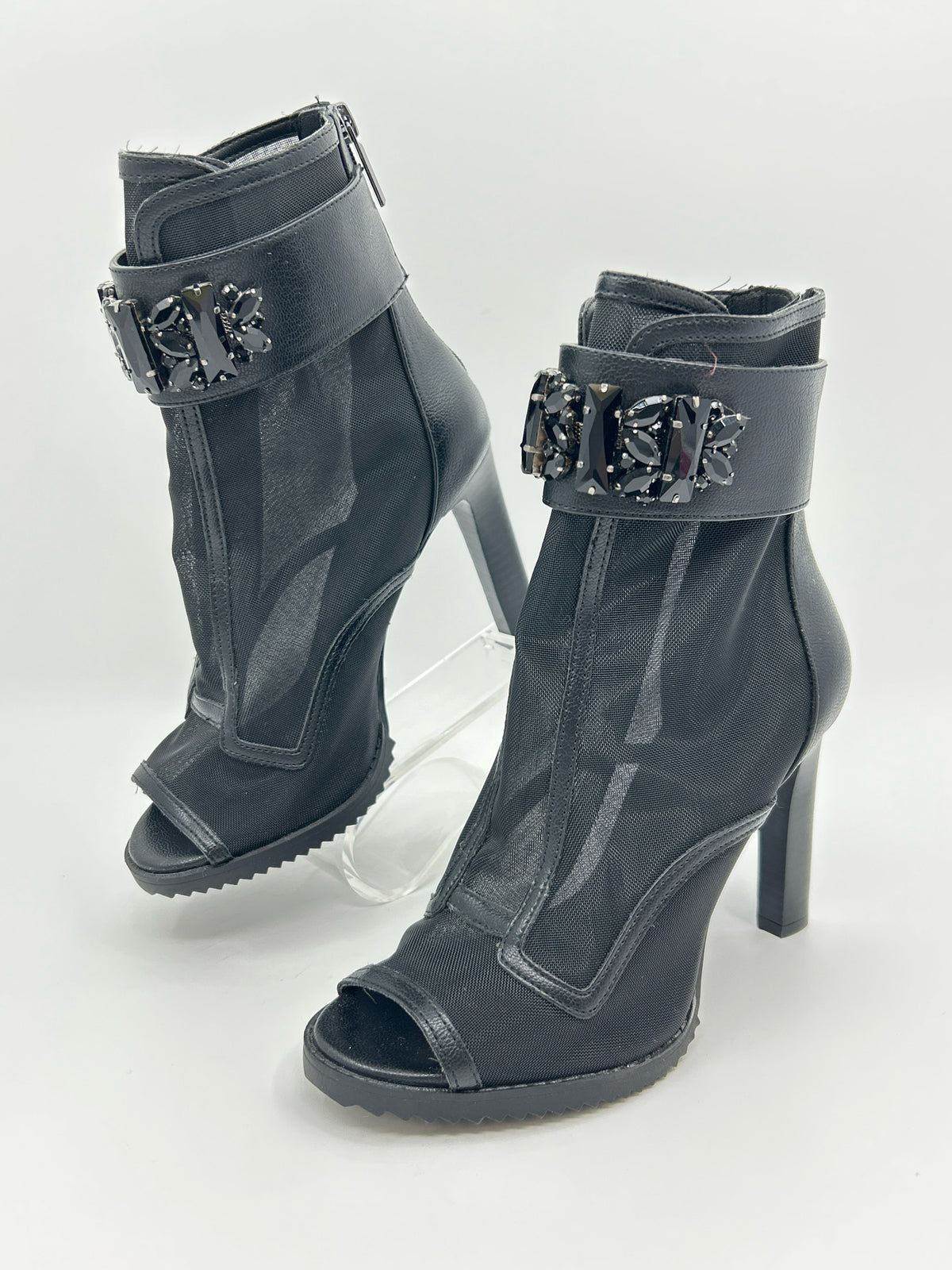 KARL LAGERFELD Size 7.5M Black Women Booties