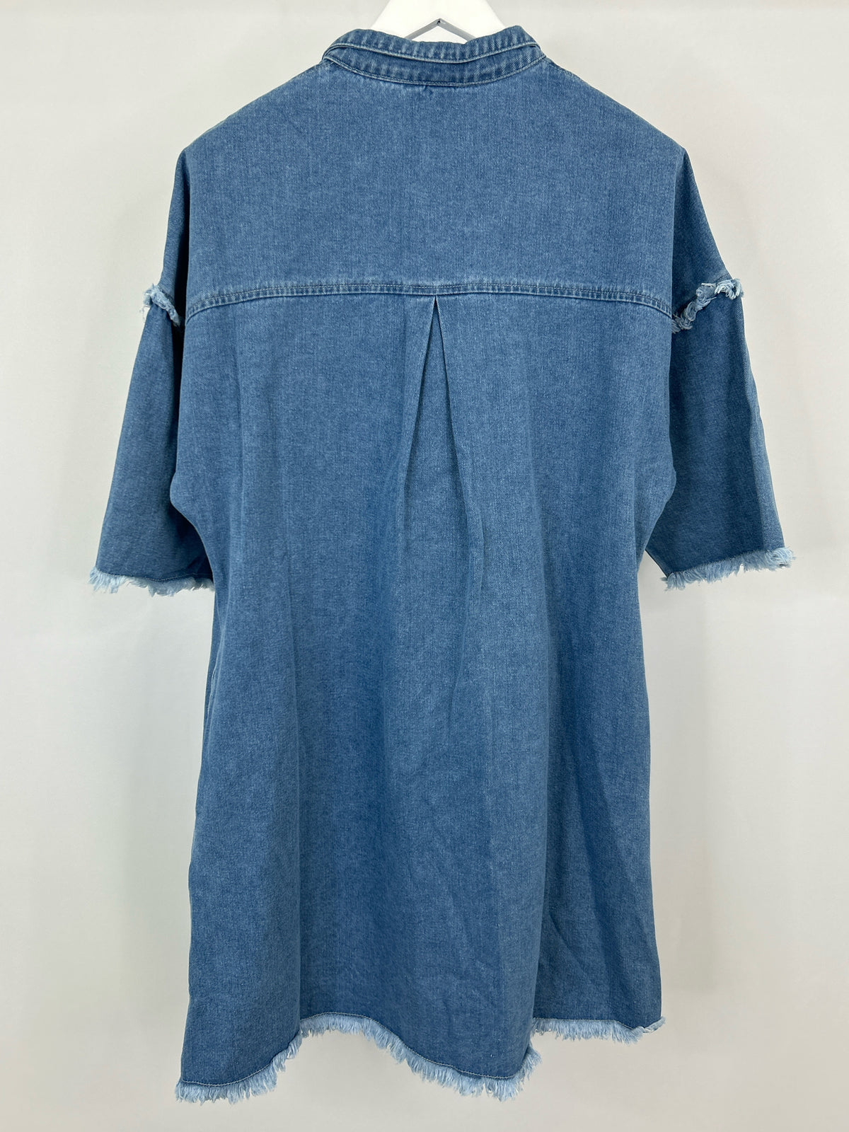 Oyrosy Size XL BLUE DENIM Women Dress