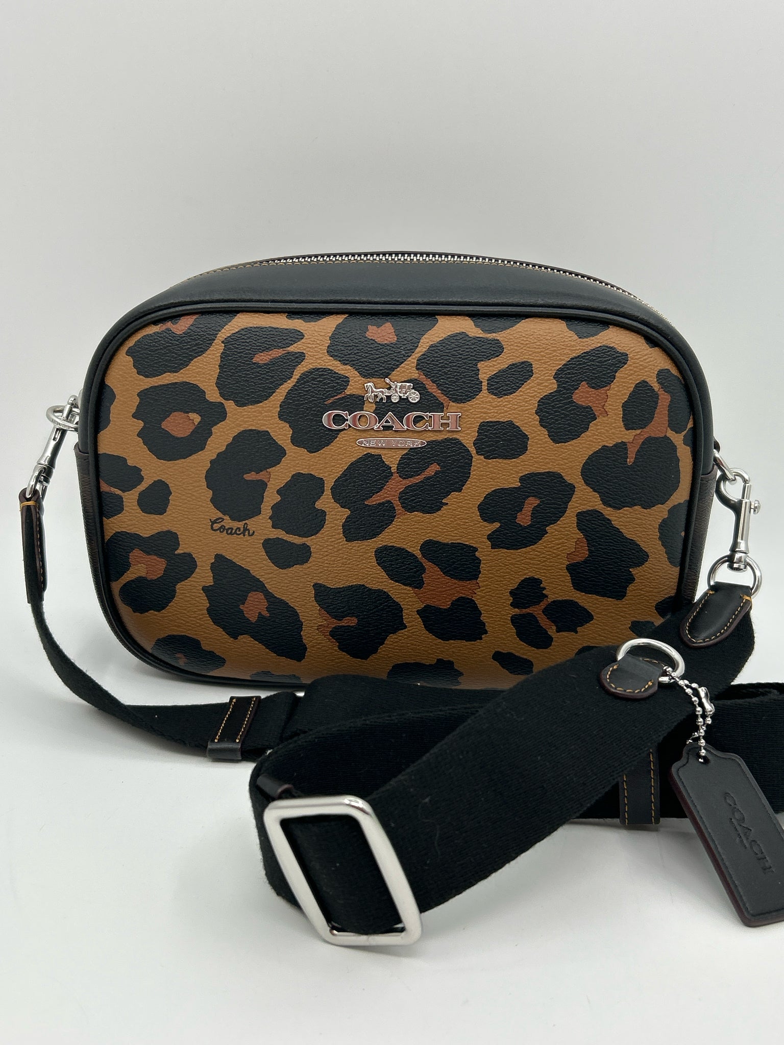 COACH Tan and Black Women Purse