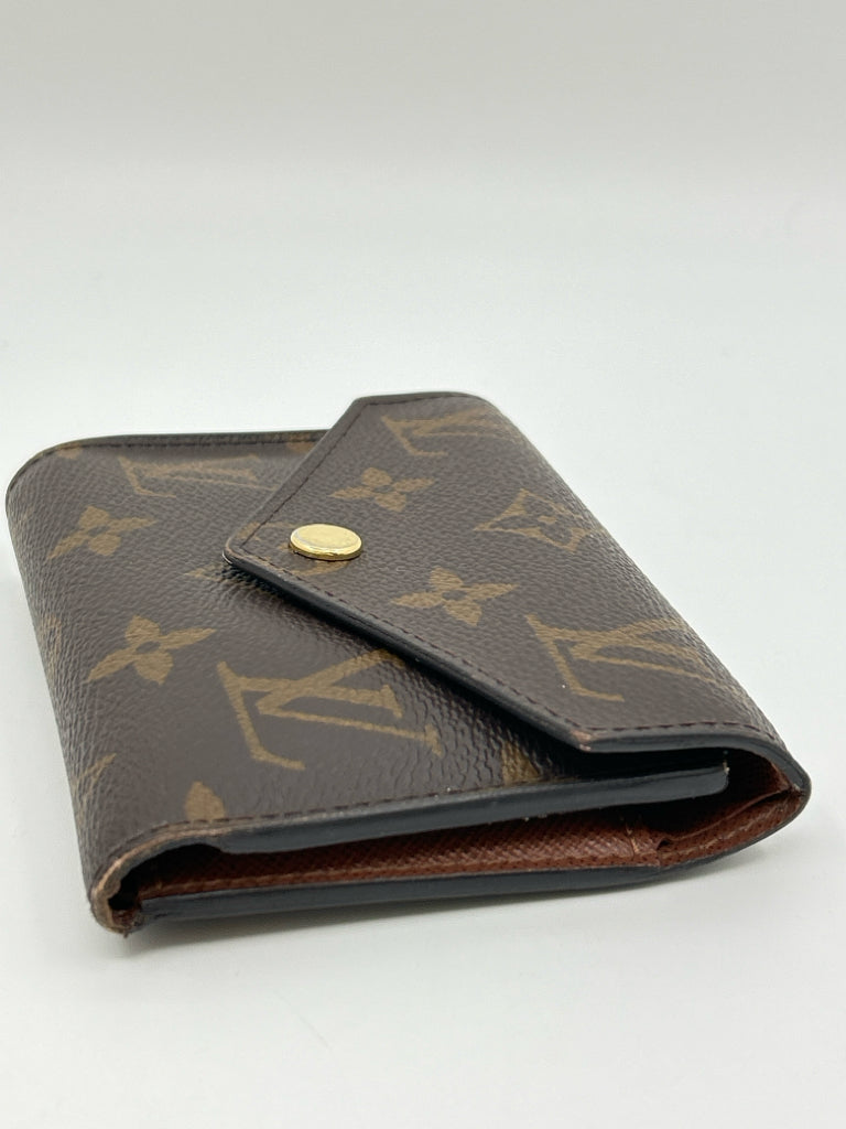 LOUIS VUITTON Brown Monogram Victorine Wallet