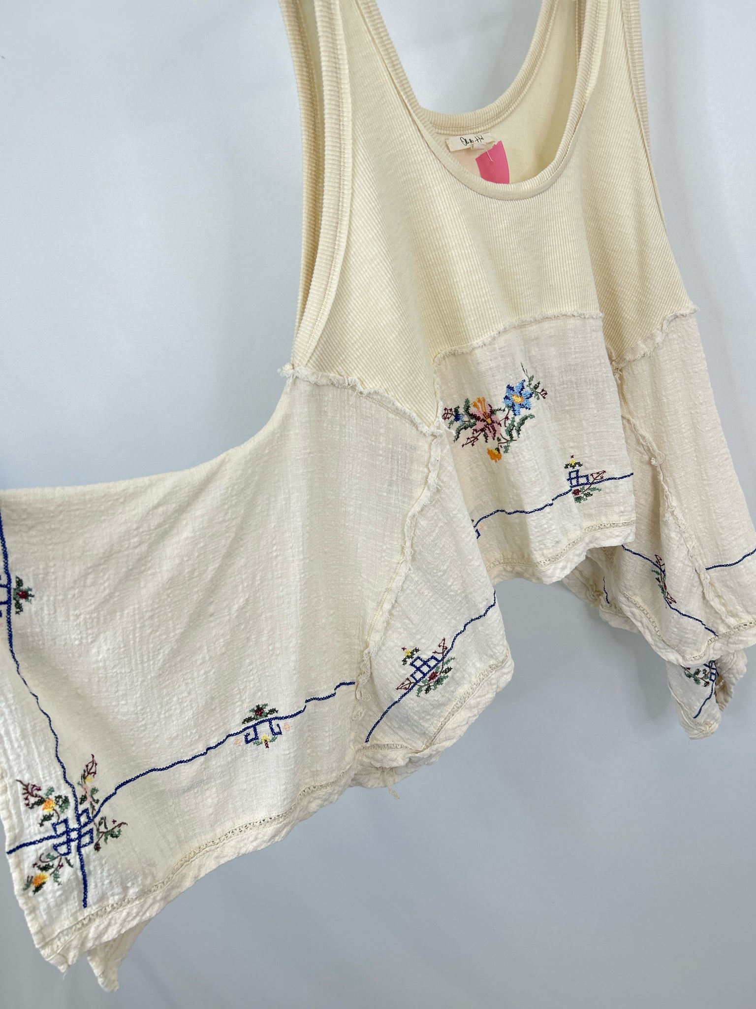 Oli & Hali Size L Ivory and Cream Women Top