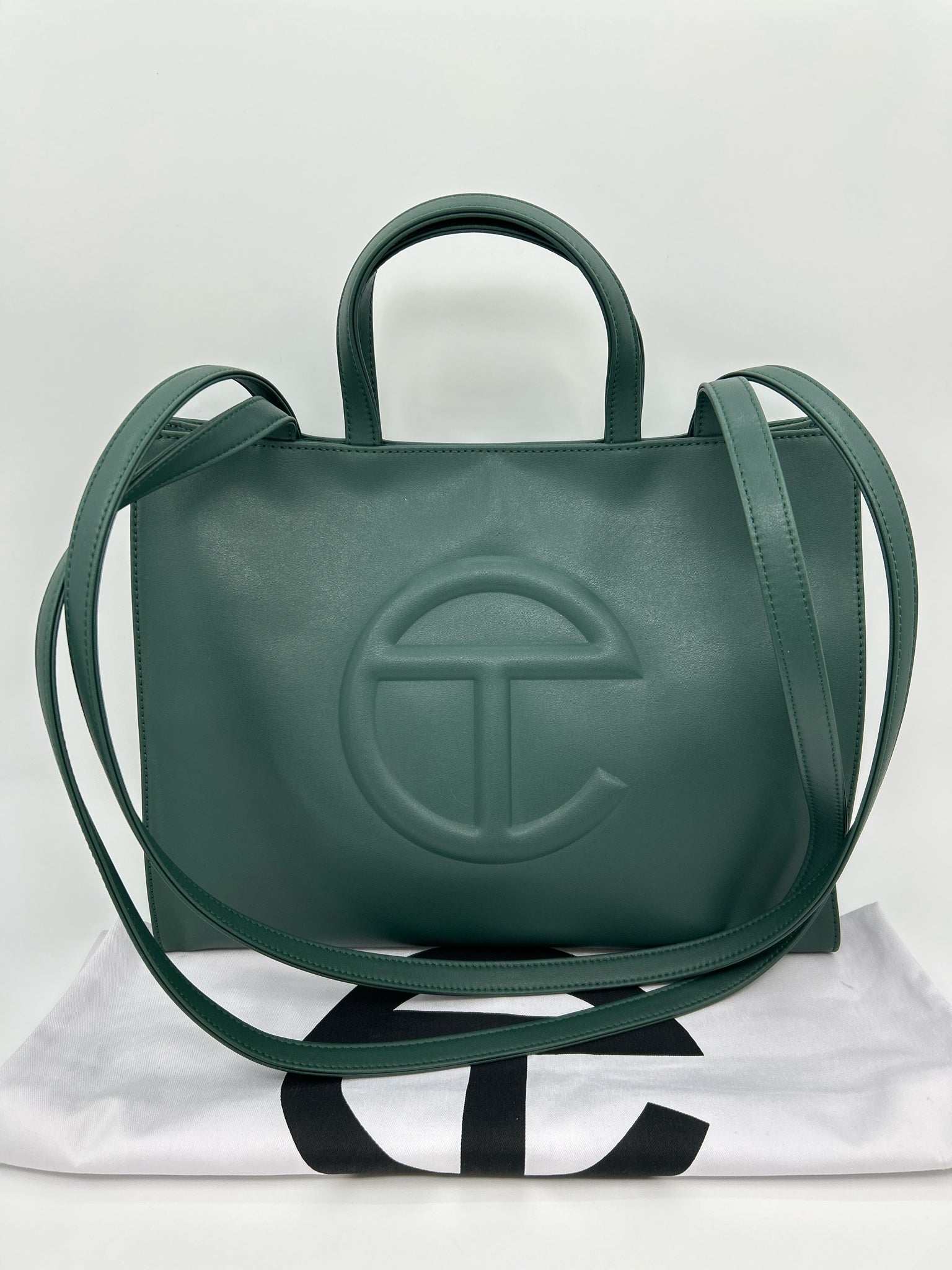 TELFAR Dark Green Women Tote