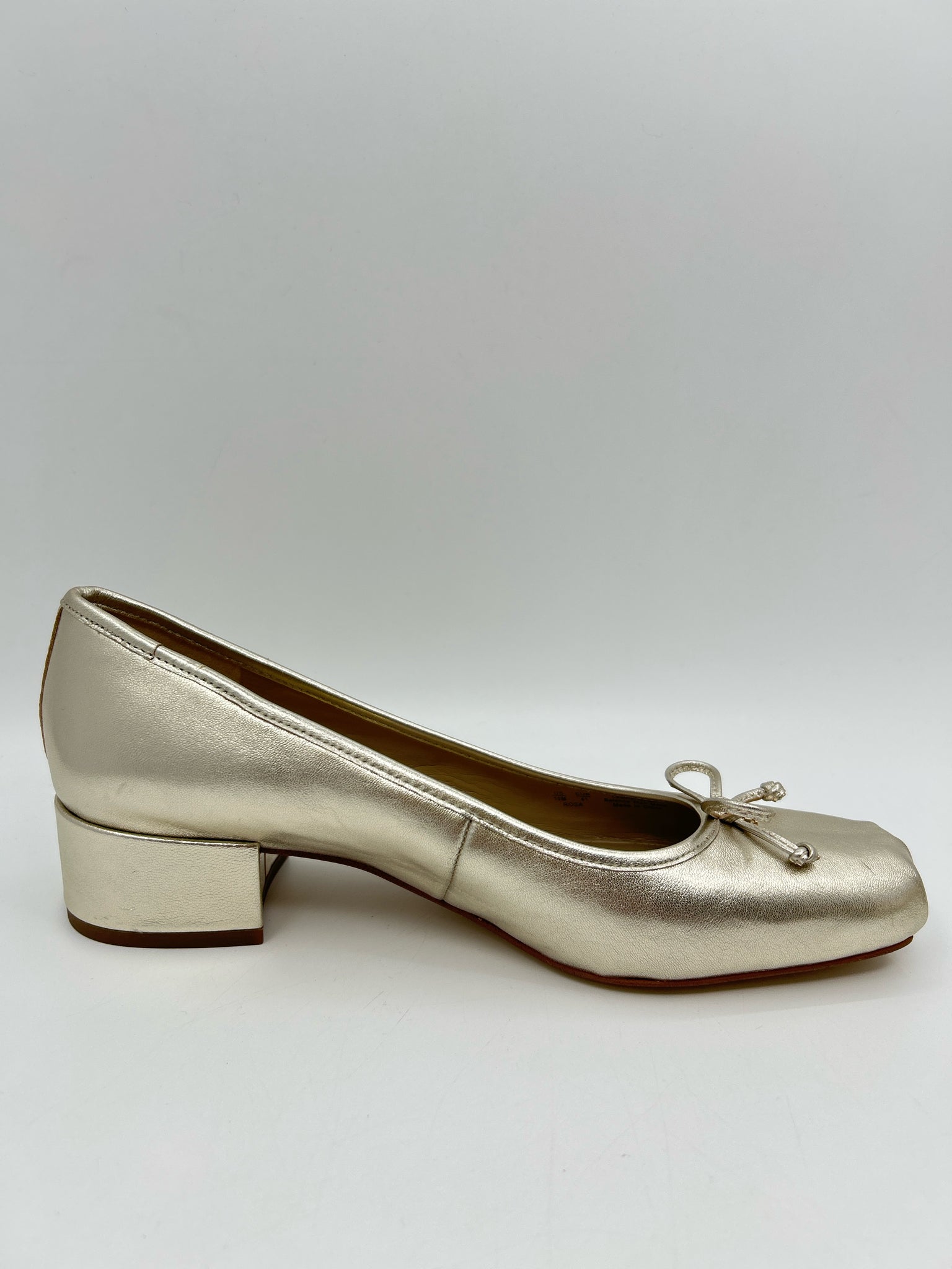 SAM EDELMAN Size 10 gold metallic Women Pumps
