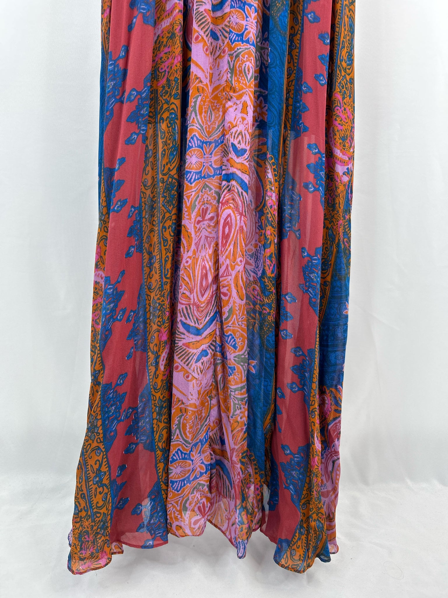 FREE PEOPLE Size 6 Lilac and Blue Women Dress