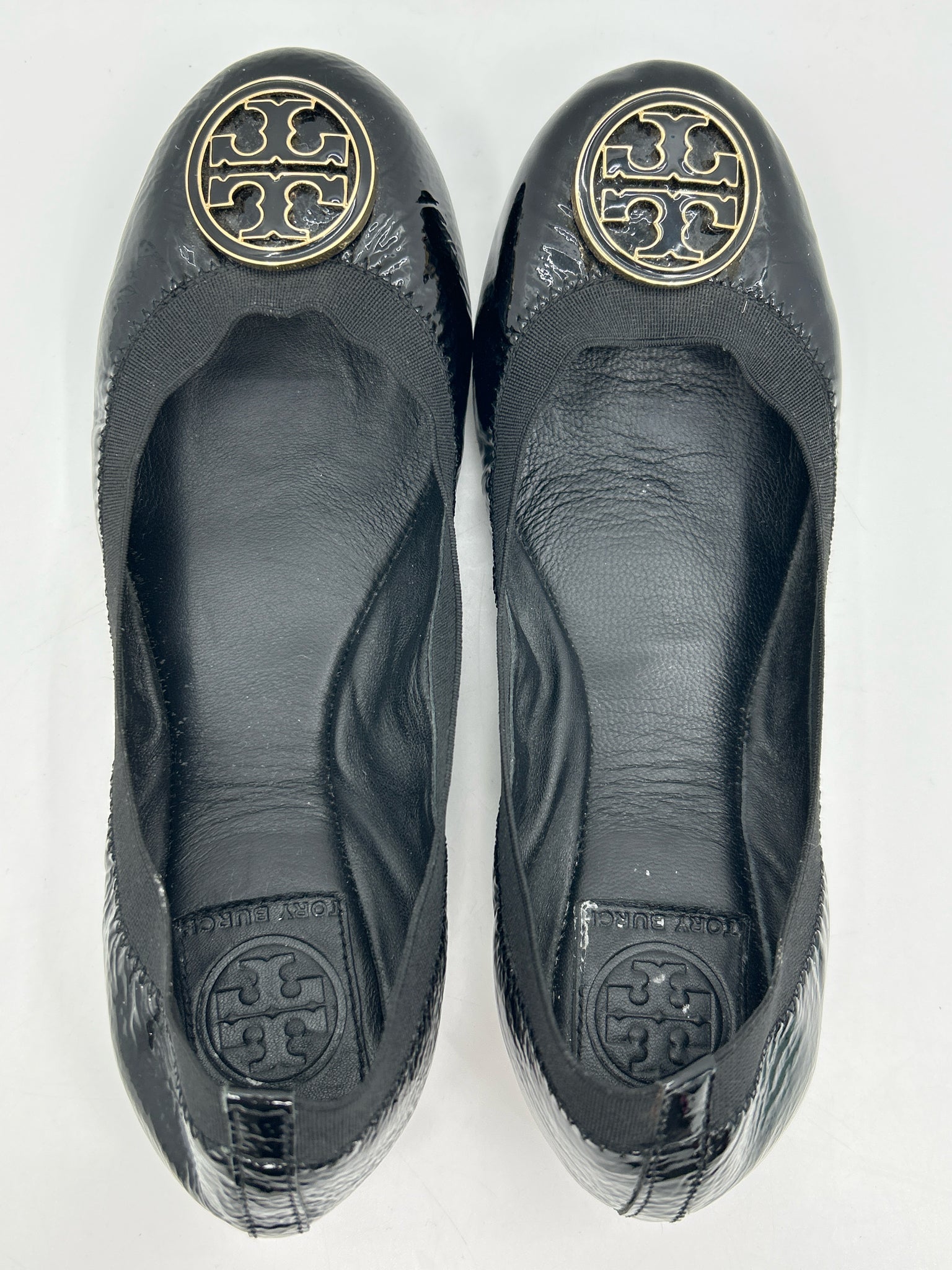 TORY BURCH Size 7M Black Women Flats
