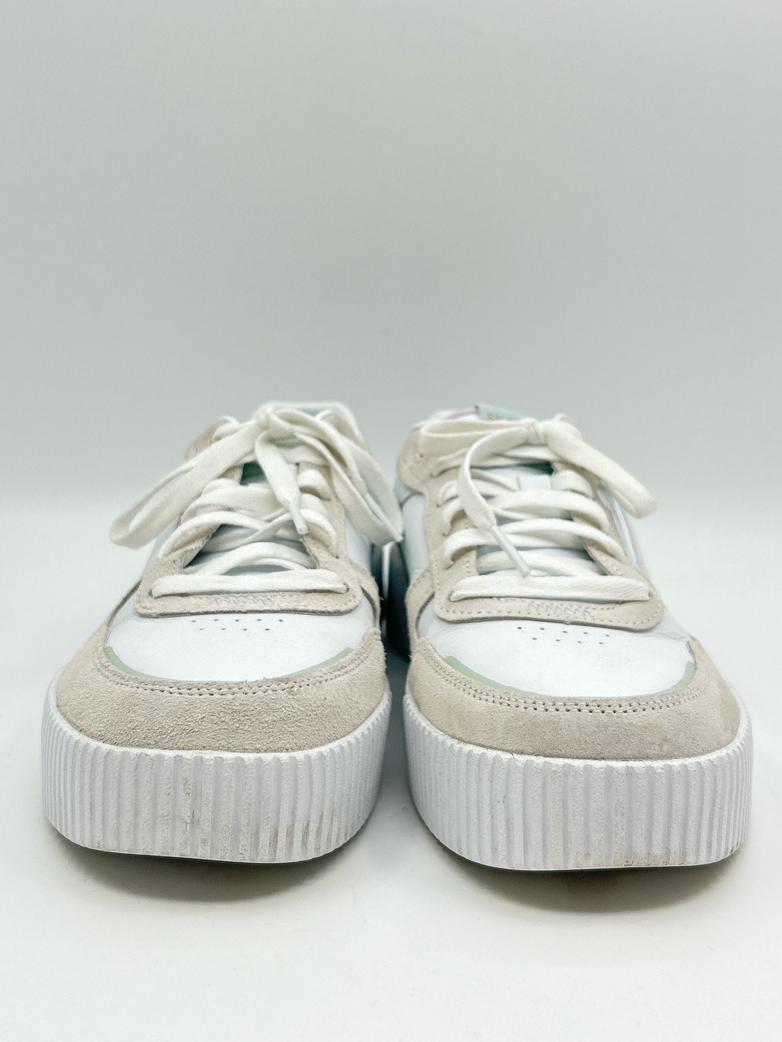 skechers Size 9.5 White Floral Women Sneakers