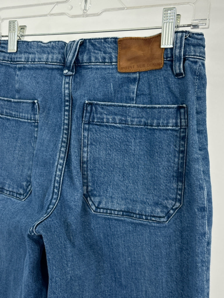 POINT SUR Size 27/4 BLUE DENIM Women's jeans