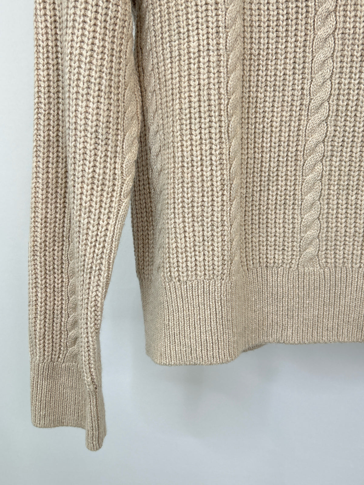 TALBOTS NWT Size L Beige Women Sweater