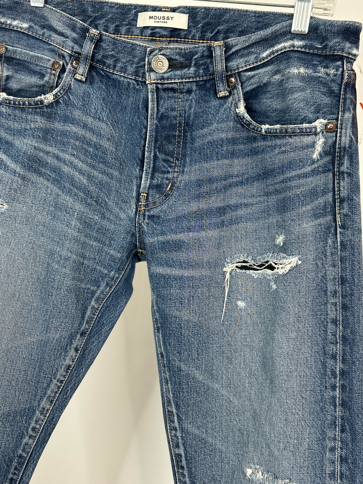 Moussy Size 31 BLUE DENIM Women jeans