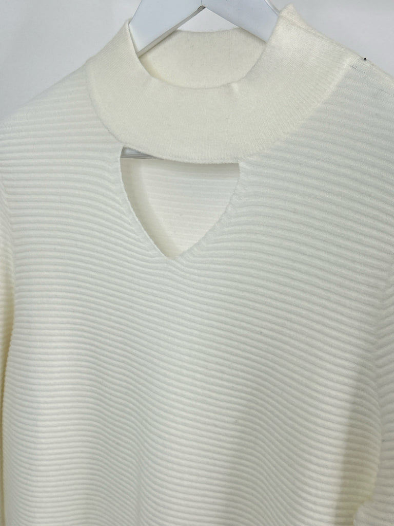 ETHYL Women Size M White Sweater