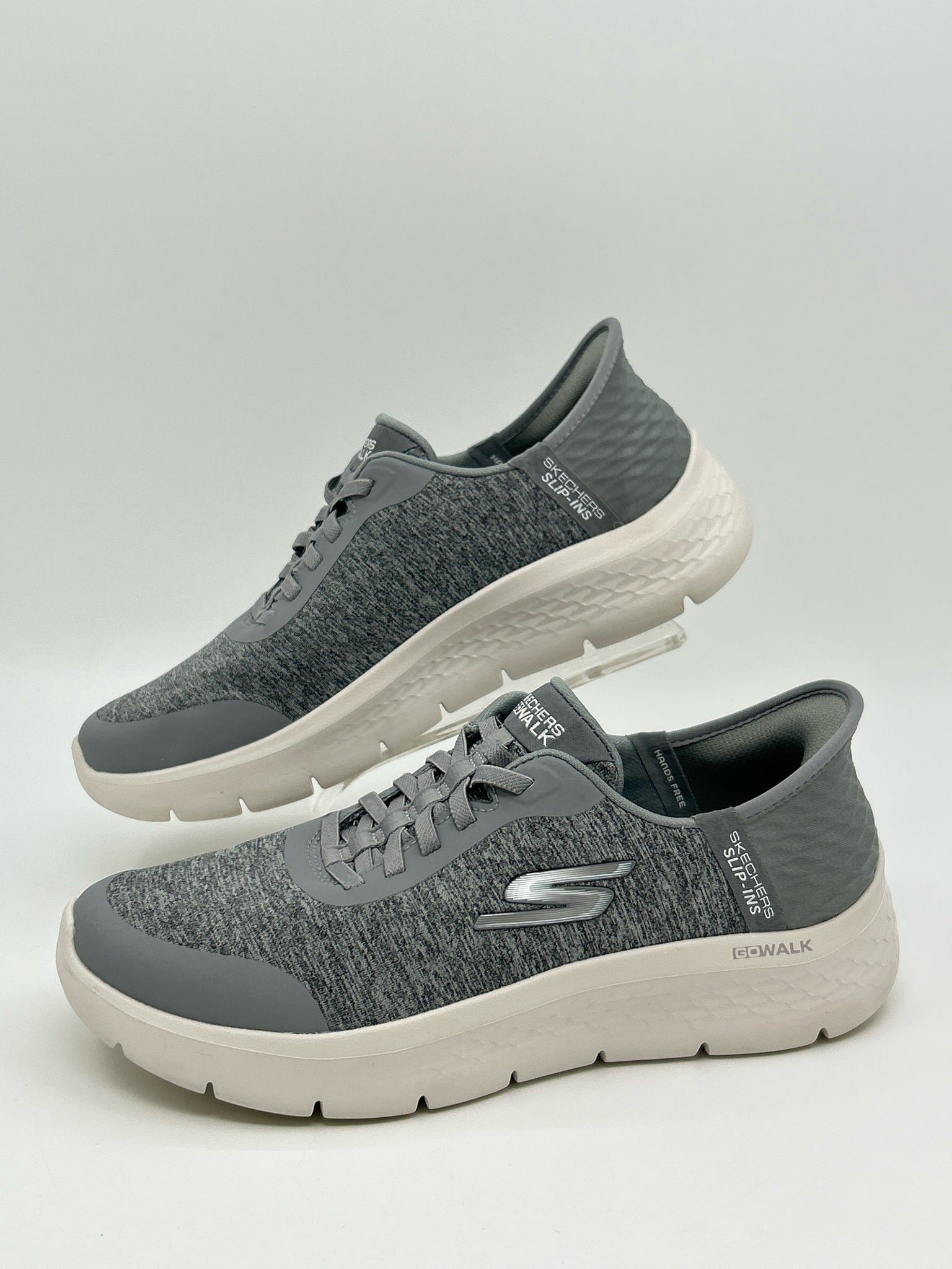 skechers Size 7.5 Grey Women Sneakers