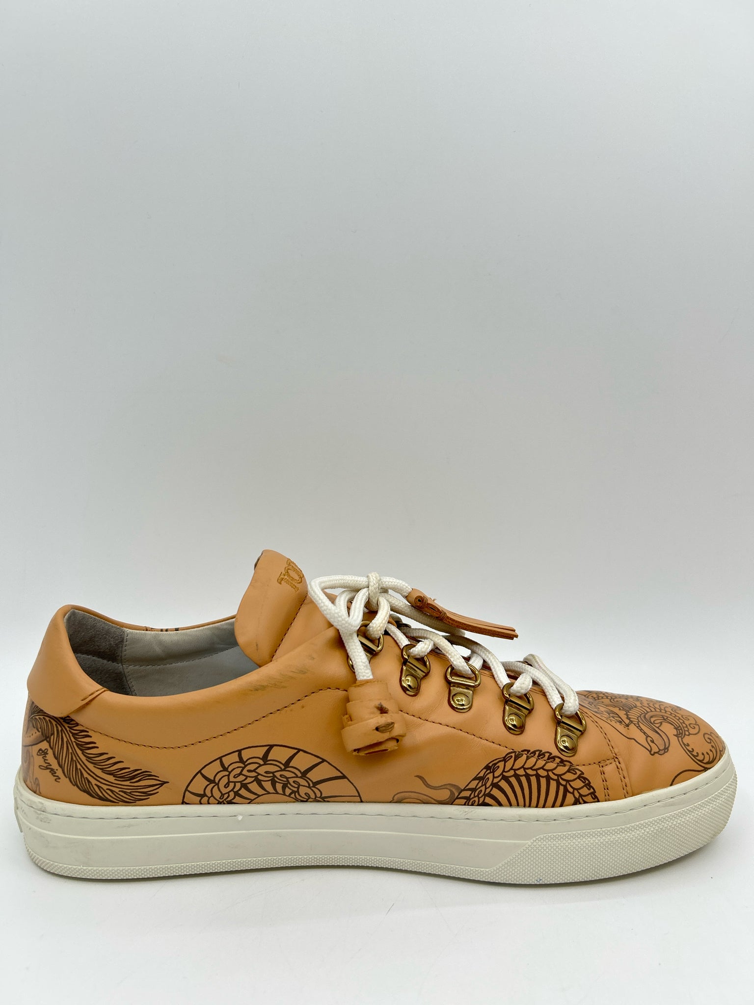 TOD'S Size 41.5 Tan Women Sneakers