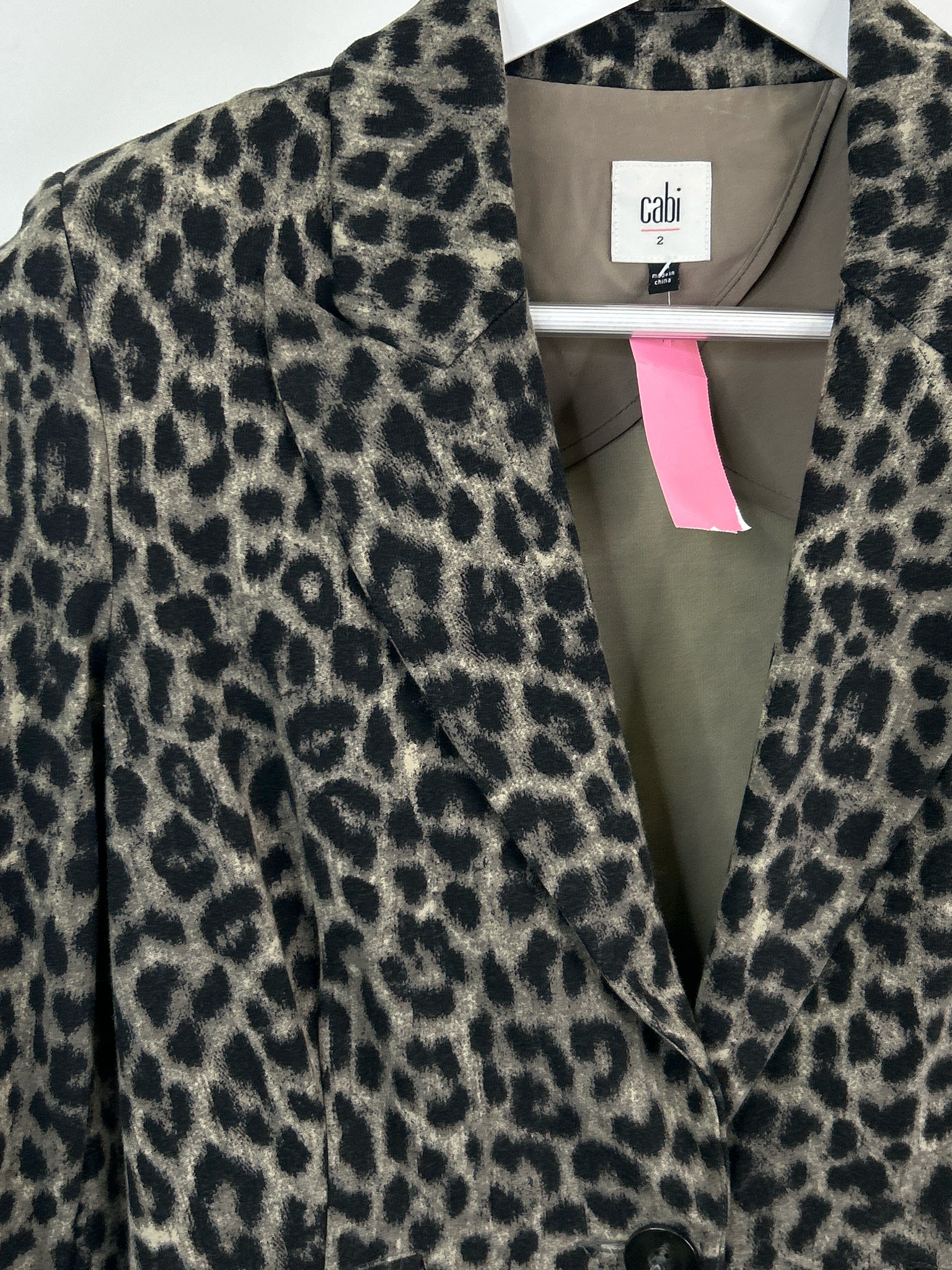 CABI Size 2 black and grey Women Jacket