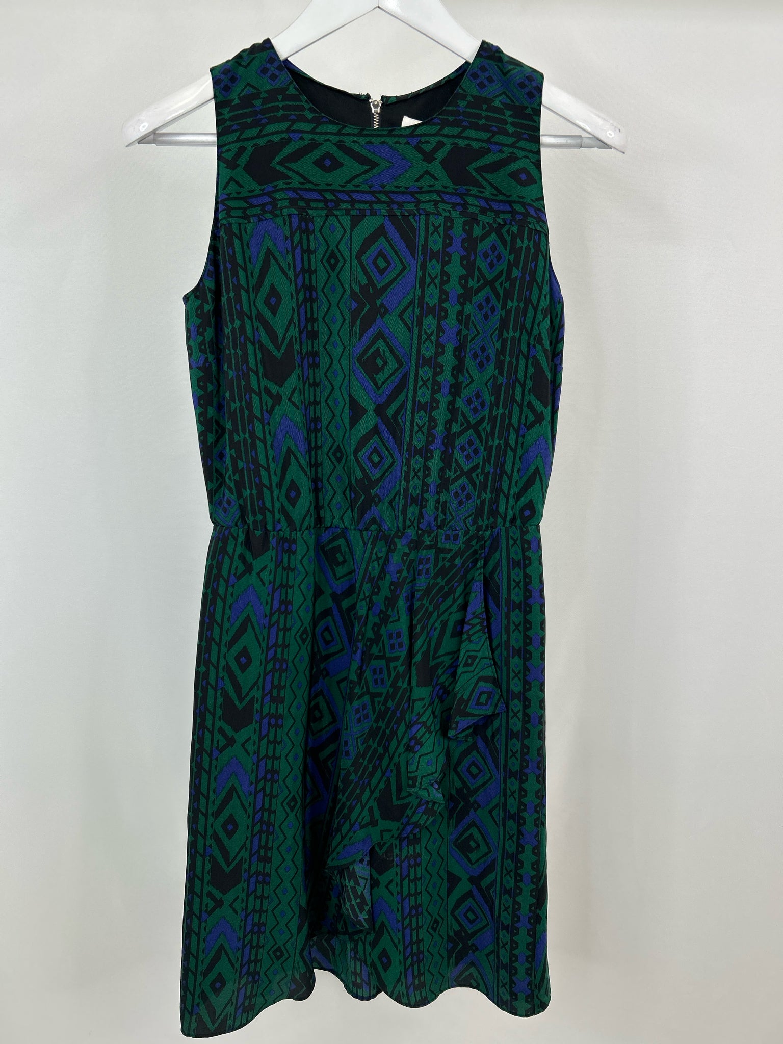AMANDA UPRICHARD Size S Green and Lilac Women Dress NWT