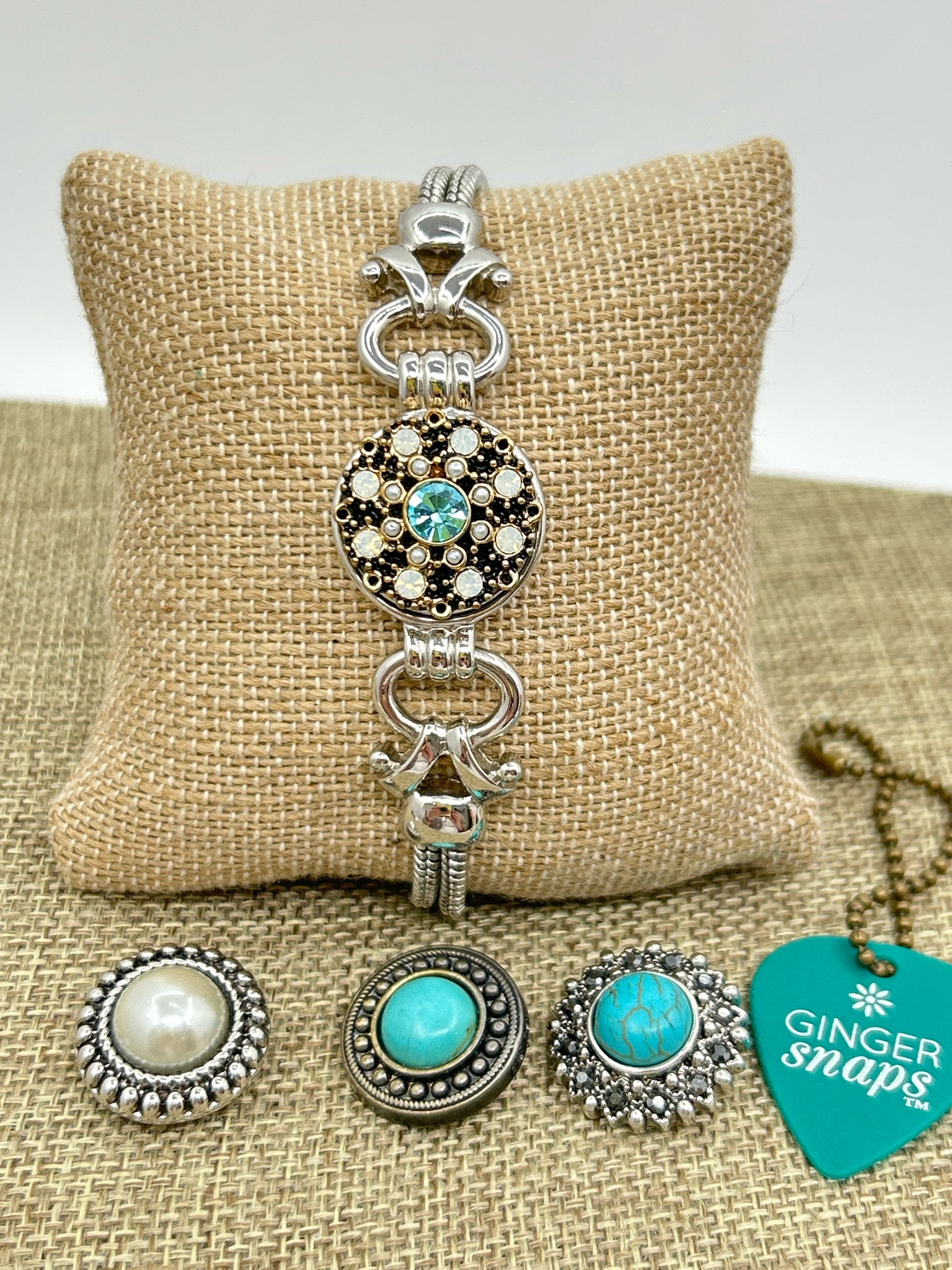GINGER SNAPS Silver Bracelet