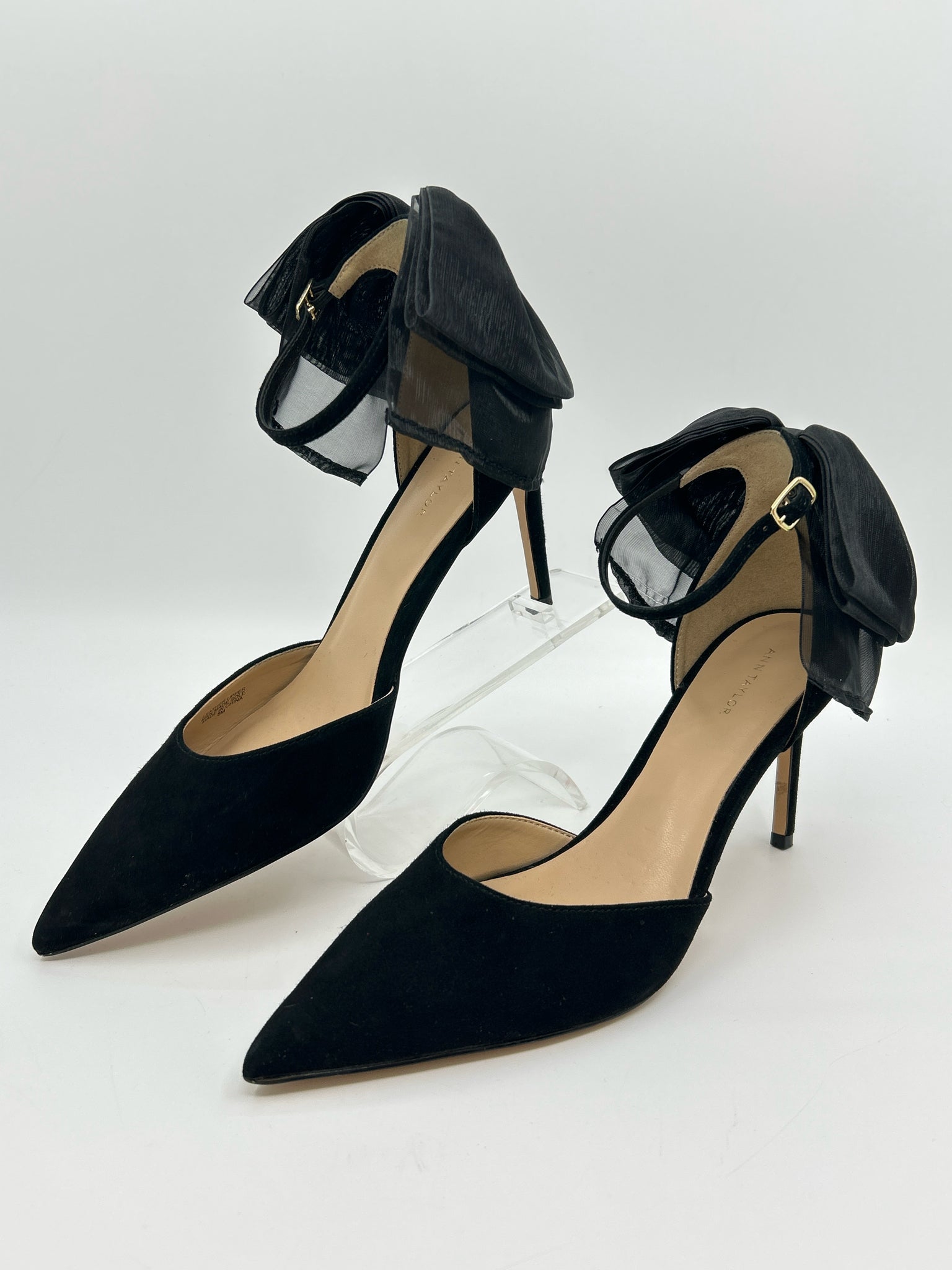 ANN TAYLOR Size 8M Black Women Pumps