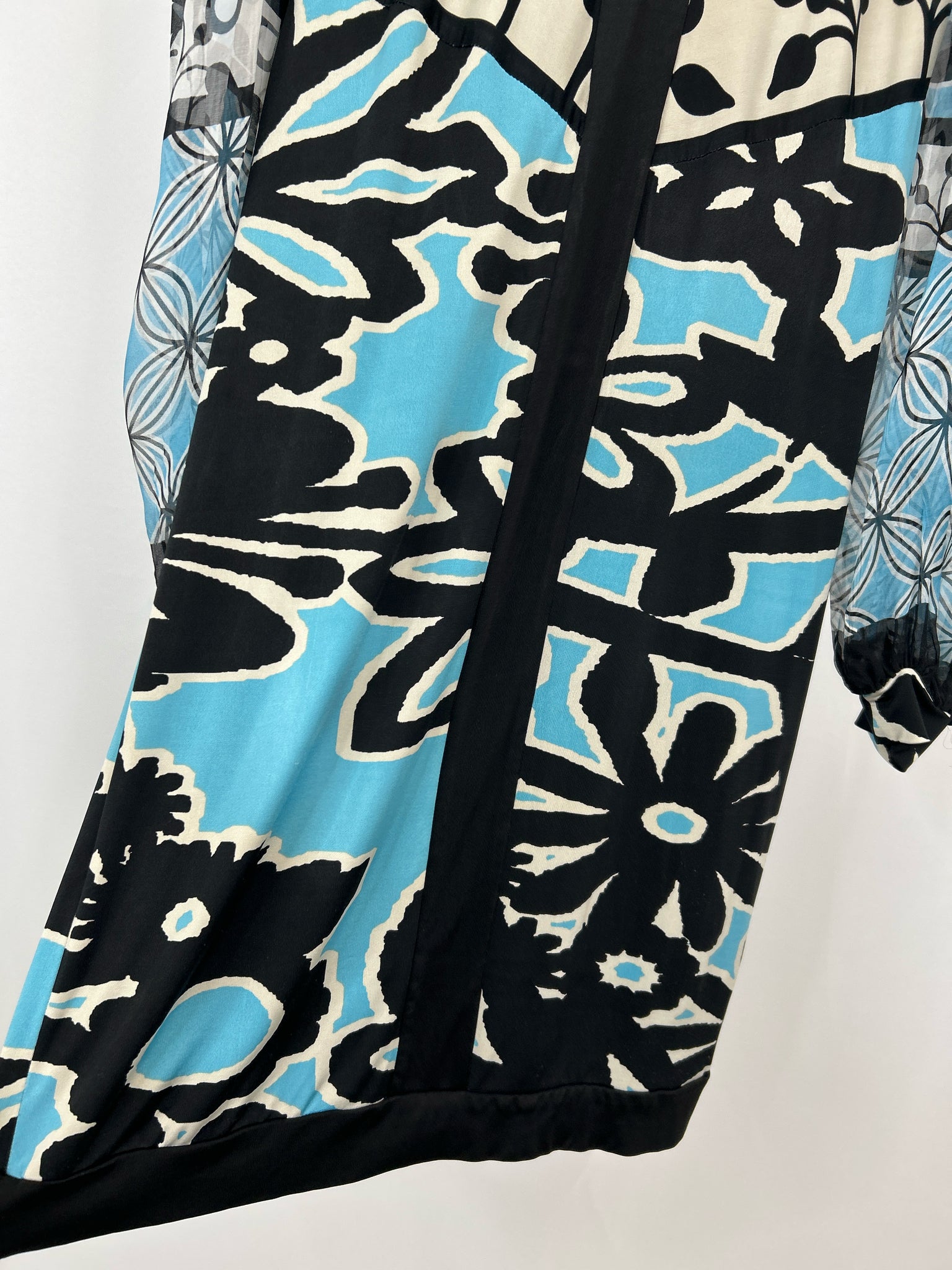 ANALILI Size M Blue Print Women's Dress