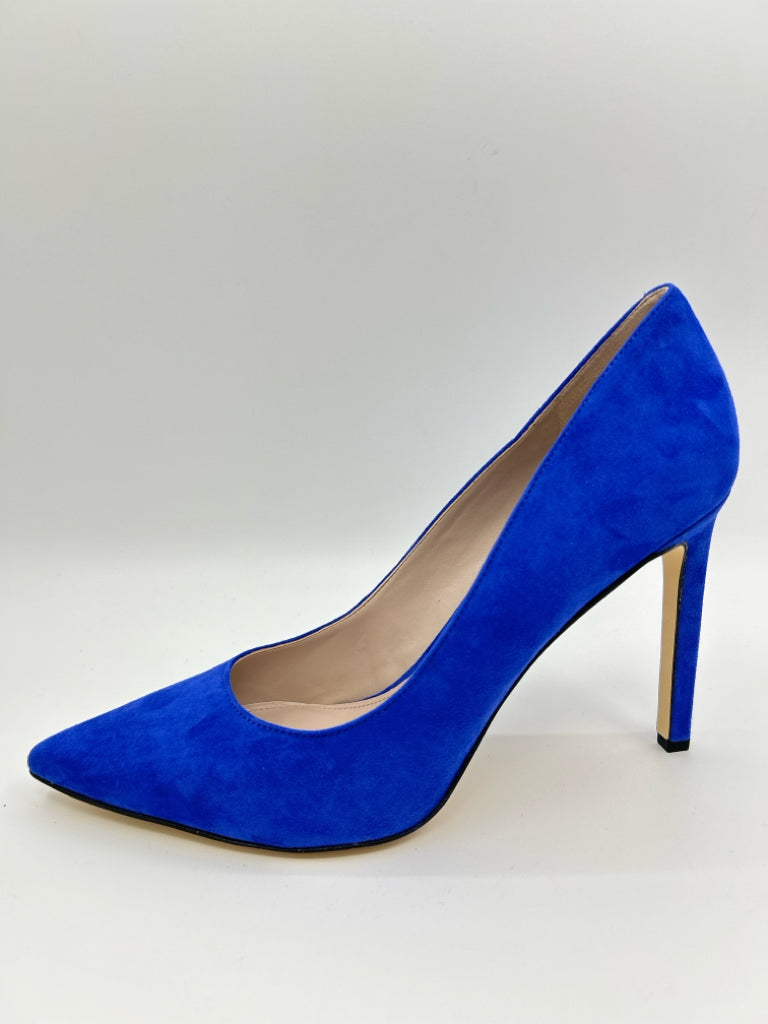 NINE WEST Women Size 11M Blue Pumps