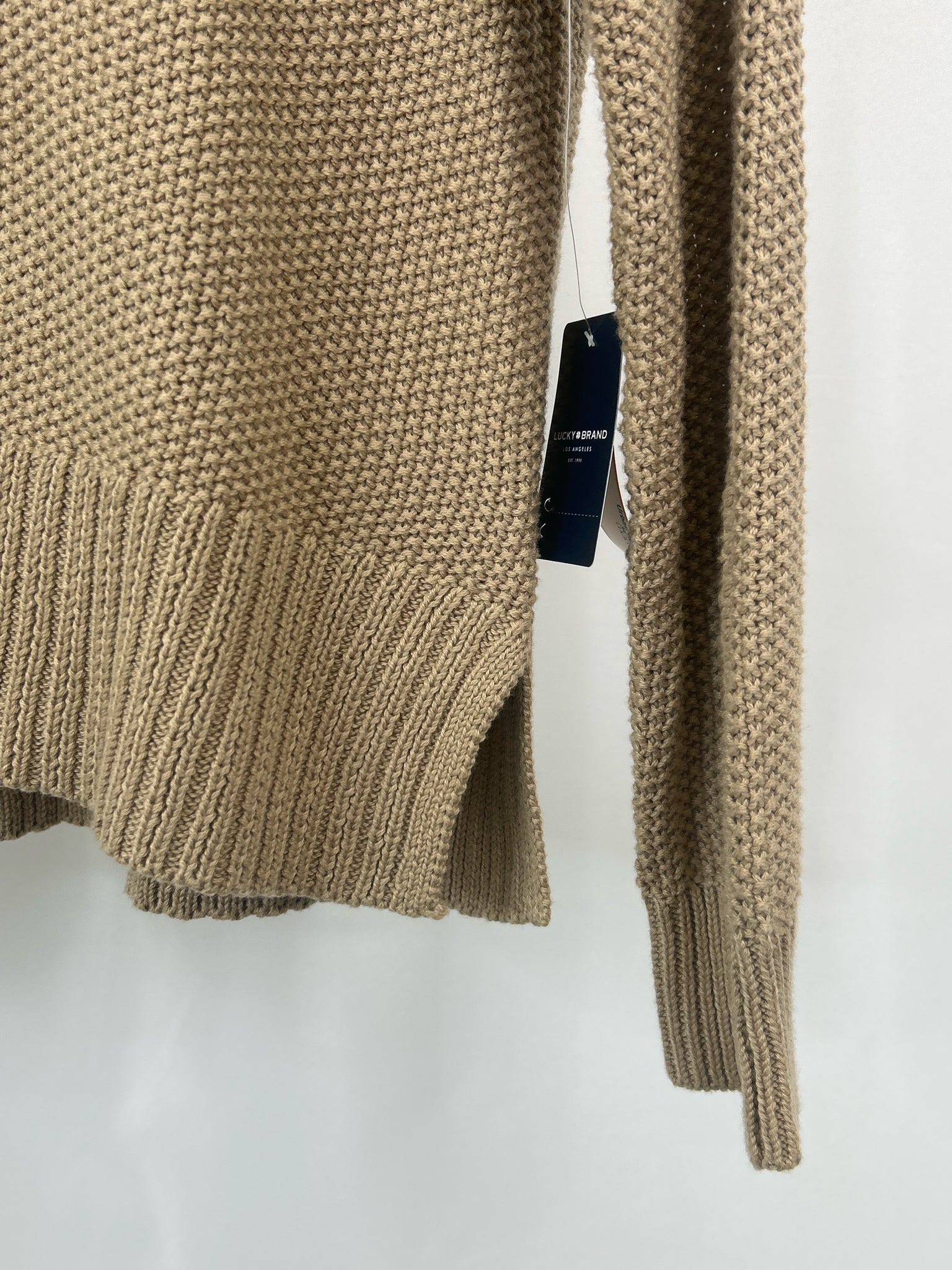 LUCKY BRAND NWT Size M Brown Women Sweater