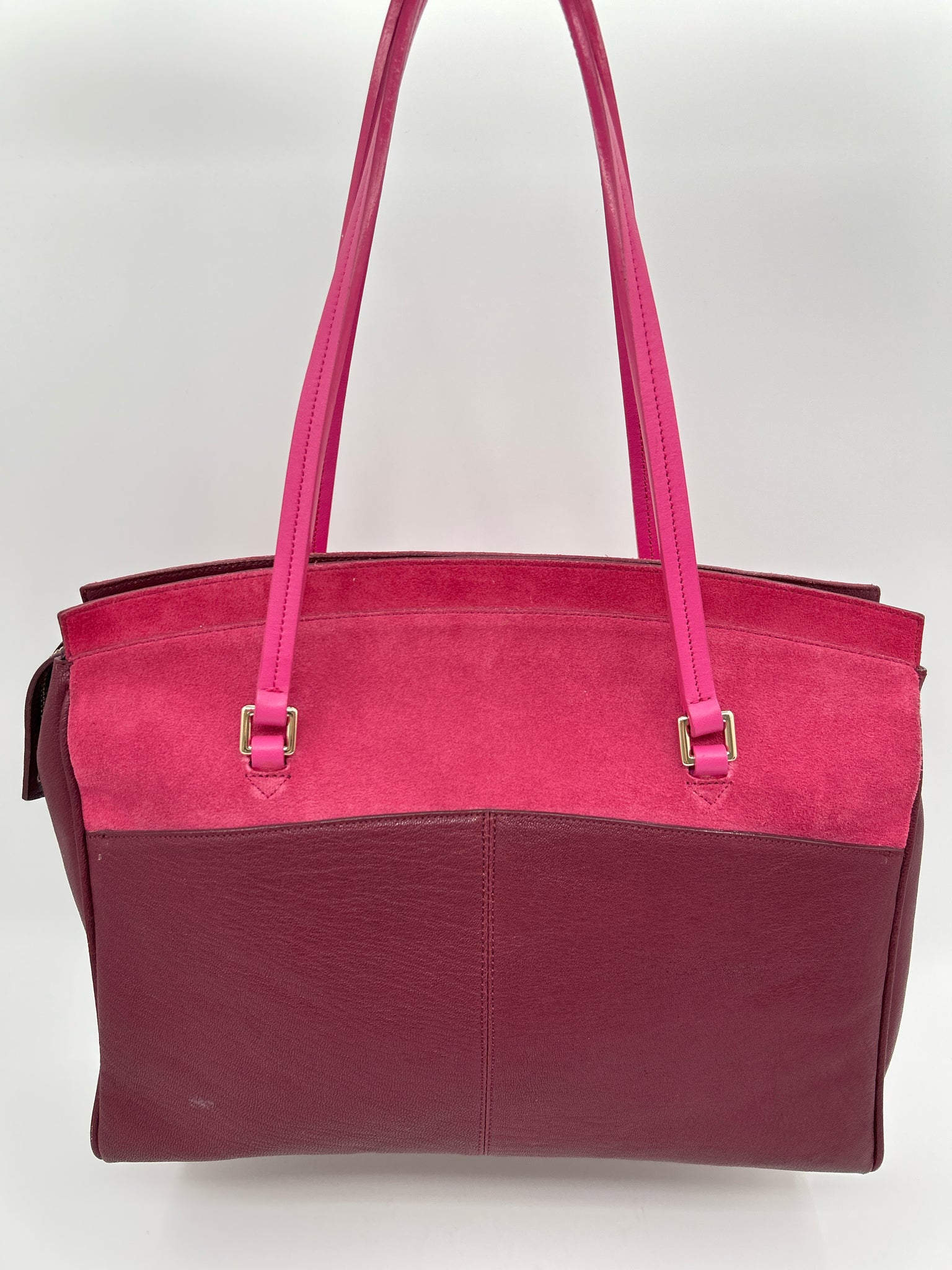 COLE HAAN Wine and Pink Women Purse