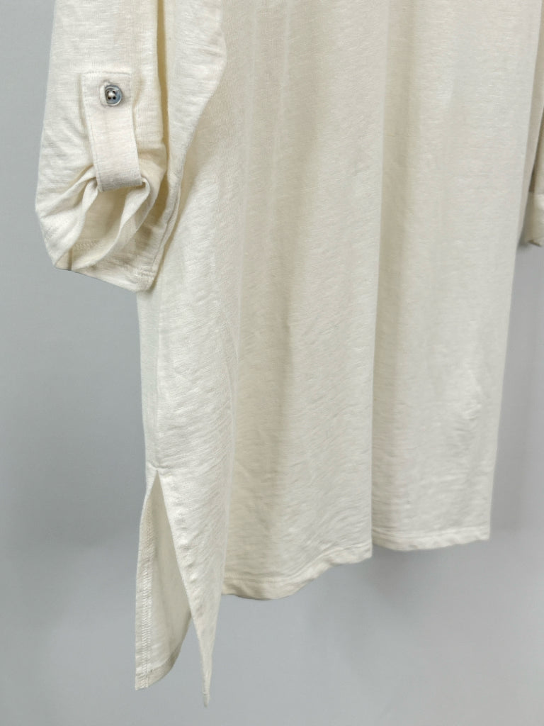 CHICO'S Size XL White Women's Top