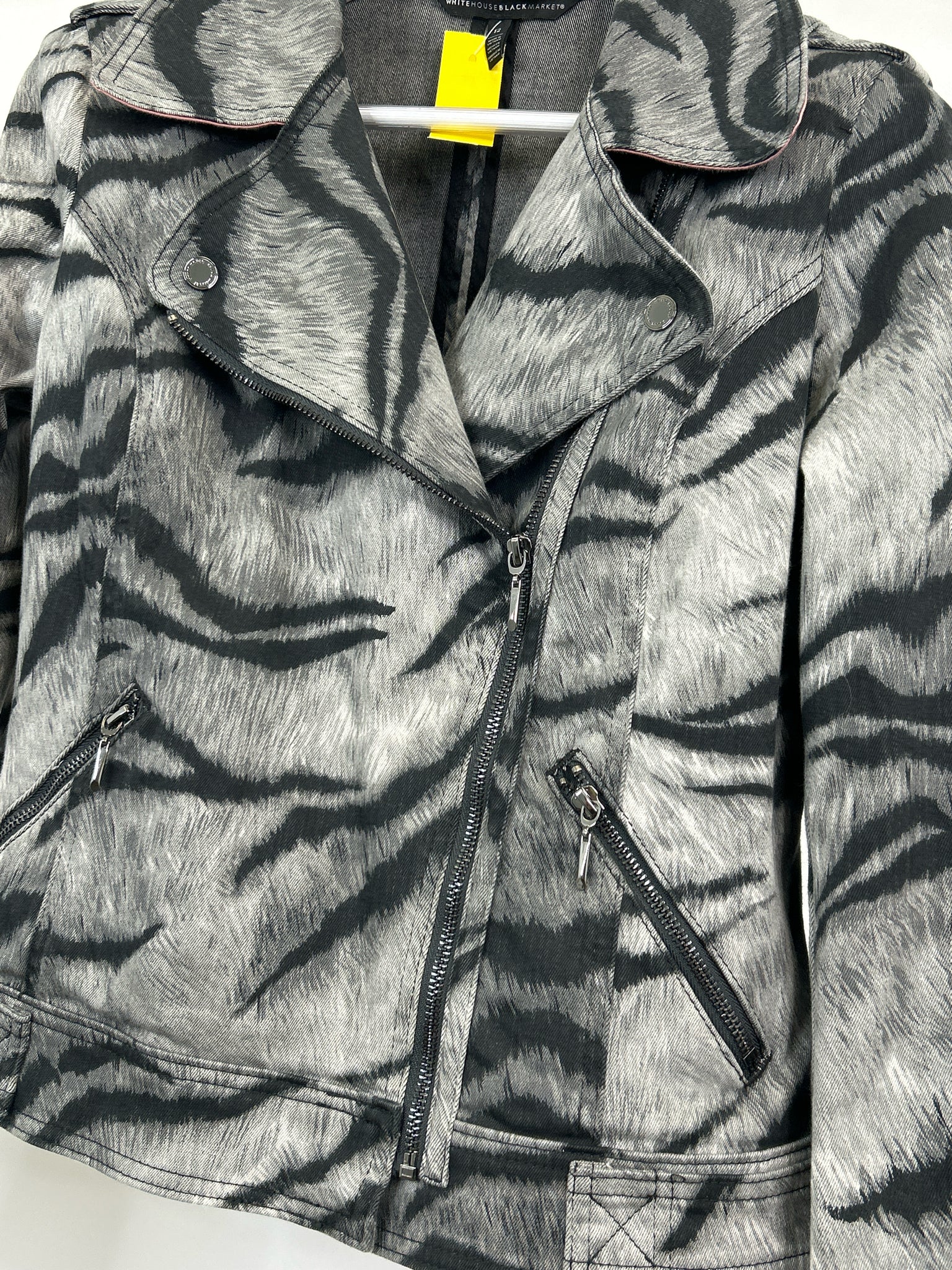 White House Black Market Size 12 black and grey Women Jacket